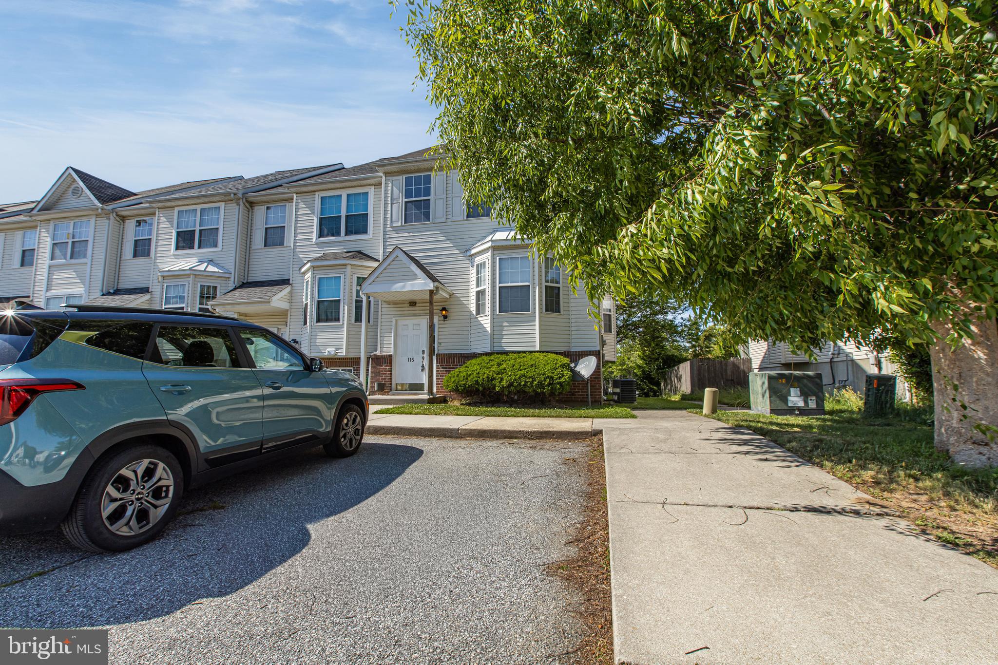 Welcome to this beautifully maintained end-unit townhouse located in the highly sought-after Appoquinimink School District. This spacious home features 3 bedrooms, 3 full baths, and an additional half bath, offering comfort and flexibility for todays lifestyle. The lower-level bedroom with a full bath provides the perfect space for a guest suite, recreational room, home office, or private retreat. Enjoy easy indoor-outdoor living with the slider leading to a spacious deck, ideal for relaxing or entertaining. The eat-in kitchen offers plenty of space for casual dining and everyday living. Conveniently located close to major highways, shopping districts, medical facilities, and schools, this home combines comfort, convenience, and an excellent location.