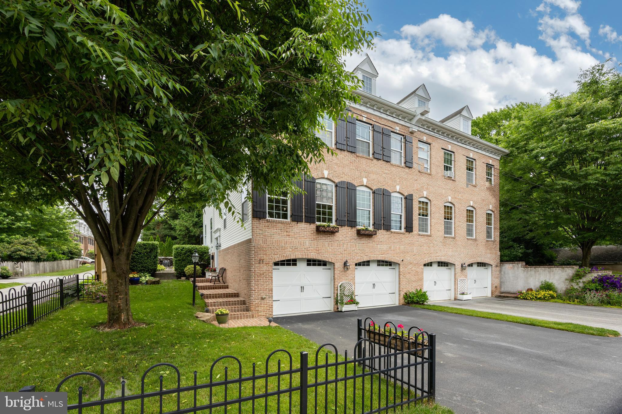 THE Coolest ever West Chester Boro Twin! Custom Designed & Constructed by Megill Builders. Magazine Perfect, 21st Century Sleek Modern Finishes! a one minute stroll to Everhart Park! Lives LARGER than it looks!  2574Sqft  3Bedrooms  2.1Baths  .11acres  2CAR Garage PLUS 1100Sqft of Expansion Space. Exquisite Architectural Appointments:  10FT Ceilings 1st flr & Fabulous 8ft Doorways & Sliders, 9ft Ceilings 2nd flr, Rich Cherry Hardwoods throughout,  Handsome Brickwork, Arched Windows and so much more… Split Staircase Foyer,  Main Level: Open Concept Floor Plan: 1300Sqft: Great Room – Living & Dining Areas, Powder Rm, Stunning Kitchen: Granite & Stainless, GAS Cooktop & Double Oven, Microwave Drawer & Pantry, Expansive Breakfast Bar & Wine Refrigerator, Family Room: GAS Fireplace & Slider to Trex Deck, Office: also w/Slider to Deck.  Upper Level: Wonderful Owner’s Suite: Outfitted Walk-in Closet, Sumptuous EnSuite Bath: Glass & Granite, Xtra Large Shower & Soaking Tub + the ‘toto’ Bidet throne room is a treat (LOL), Laundry Rm, 2Bedrooms, Hall Bath.  Unfinished 3rd flr: 455Sqft - Framed & Rough-in Plumbed.  Lower Level: Mud Room, Unfinished 650Sqft - Framed & Rough-in Plumbed, 2CAR Garage. Mature Landscape creates a Backyard Oasis: White Cedar Privacy Fencing, Extensive Hardscapes, Waterfall Rock Fountain, Hot Tub, Terrace.  oh my… Simply Maahvelous and Indescribably DELICIOUS!  Photos do not do this home justice, come discover the magic of our Boro Life Style!!