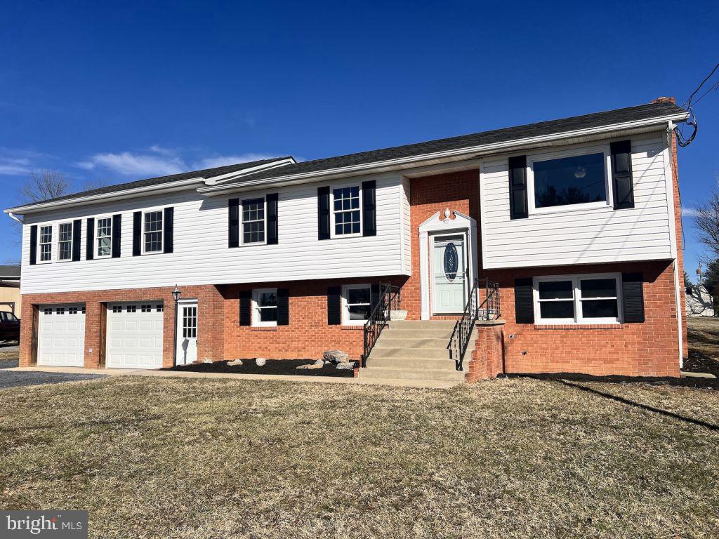 Welcome to Beautiful Luray VA where views of the Blue Ridge and Massanutten Mountains are everywhere. Large split-level has just been completely renovated. Basically brand new inside. Upper level has 5 bedrdooms and 2 full baths. Recent updates: new HVAC system, updated bathrooms, new flooring, light fixtures and appliances. Freshly painted throughout. Expansive primary bedroom has its own luxurious  bath and a huge closet, and its own deck. Ensuite bath has a jetted tub and a stand up shower. The kitchen is all new and has granite countertops and stainless appliances.  Large deck off the kitchen. The lower level has loads of extra living space and its own full bathroom. Could also be a perfect playroom area/office, tv room/extra bedroom.