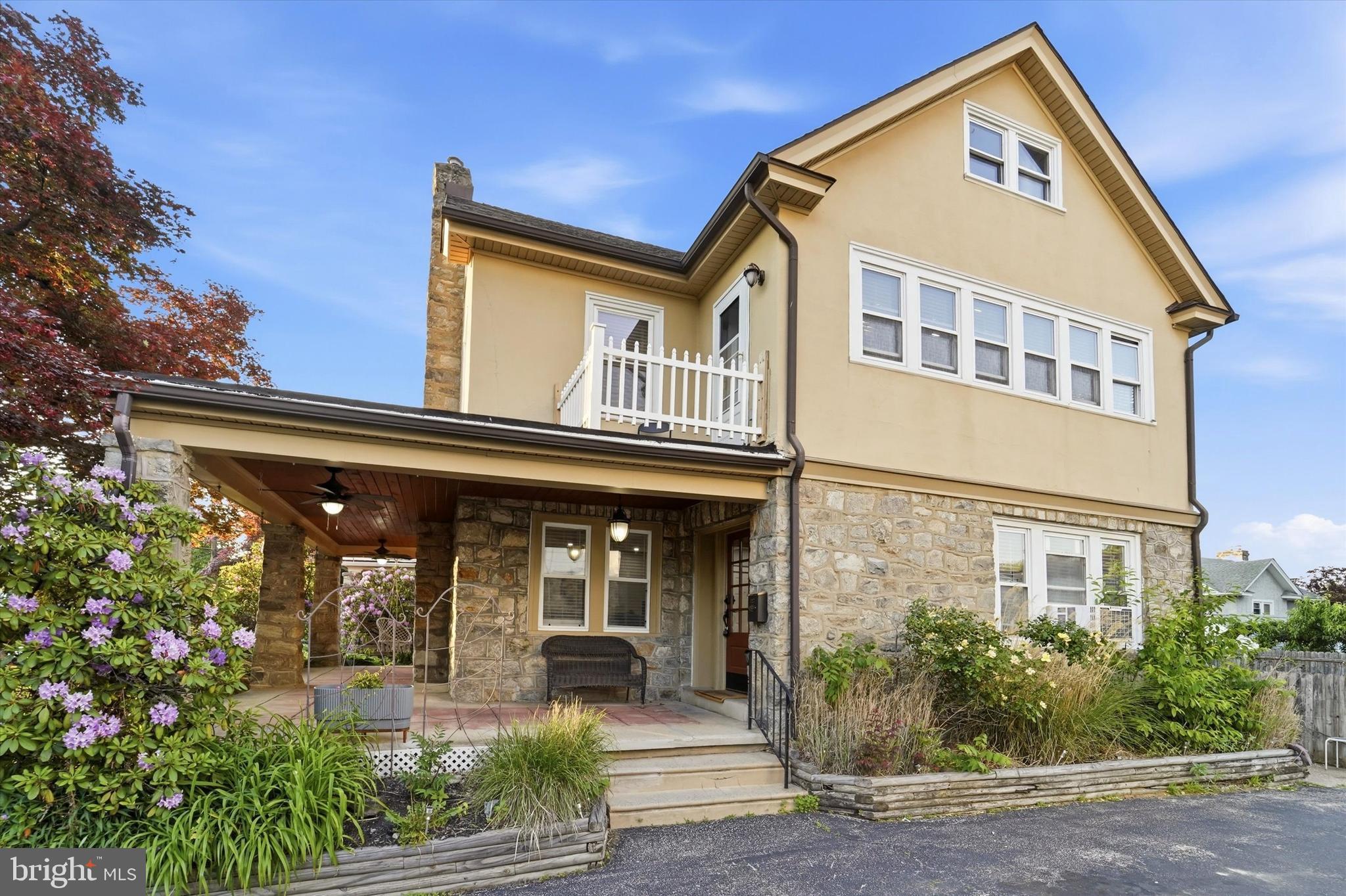 Welcome to 327 Congress Avenue in Drexel Plaza! This bright and spacious home offers 4 bedrooms, including one currently used as a home office, as well as a flex space on the third floor and 2 full bathrooms. A private driveway with parking for up to 4 cars leads to the inviting wraparound porch, complete with a custom ceiling and built-in fans and fenced in backyard which is the perfect spot to enjoy warm summer evenings.

Step through the custom front door into a welcoming foyer that opens to a spacious living room featuring a gas fireplace and dual access points to the porch. The formal dining room is full of charm with custom board and batten detailing, making it ideal for hosting holidays and gatherings. The updated eat-in kitchen features stainless steel appliances, granite countertops, and convenient access to the large fenced backyard with a spacious storage shed.

The second floor includes 3 bedrooms, an office/den area, and a large full bathroom with double sinks.  The fenced-in roof deck provides a unique second-floor outdoor space, perfect for relaxing, entertaining, or enjoying fresh air. The third floor offers additional living space with fresh paint, updated carpeting, a bonus middle room, a full bathroom, and a 5th bedroom,  perfect for guests, a private retreat, or flexible living arrangements.

The unfinished basement provides ample storage space along with a laundry area. Conveniently located within walking distance to public transportation, dining, shopping, and more, this home blends space, character, and modern updates in a prime location.