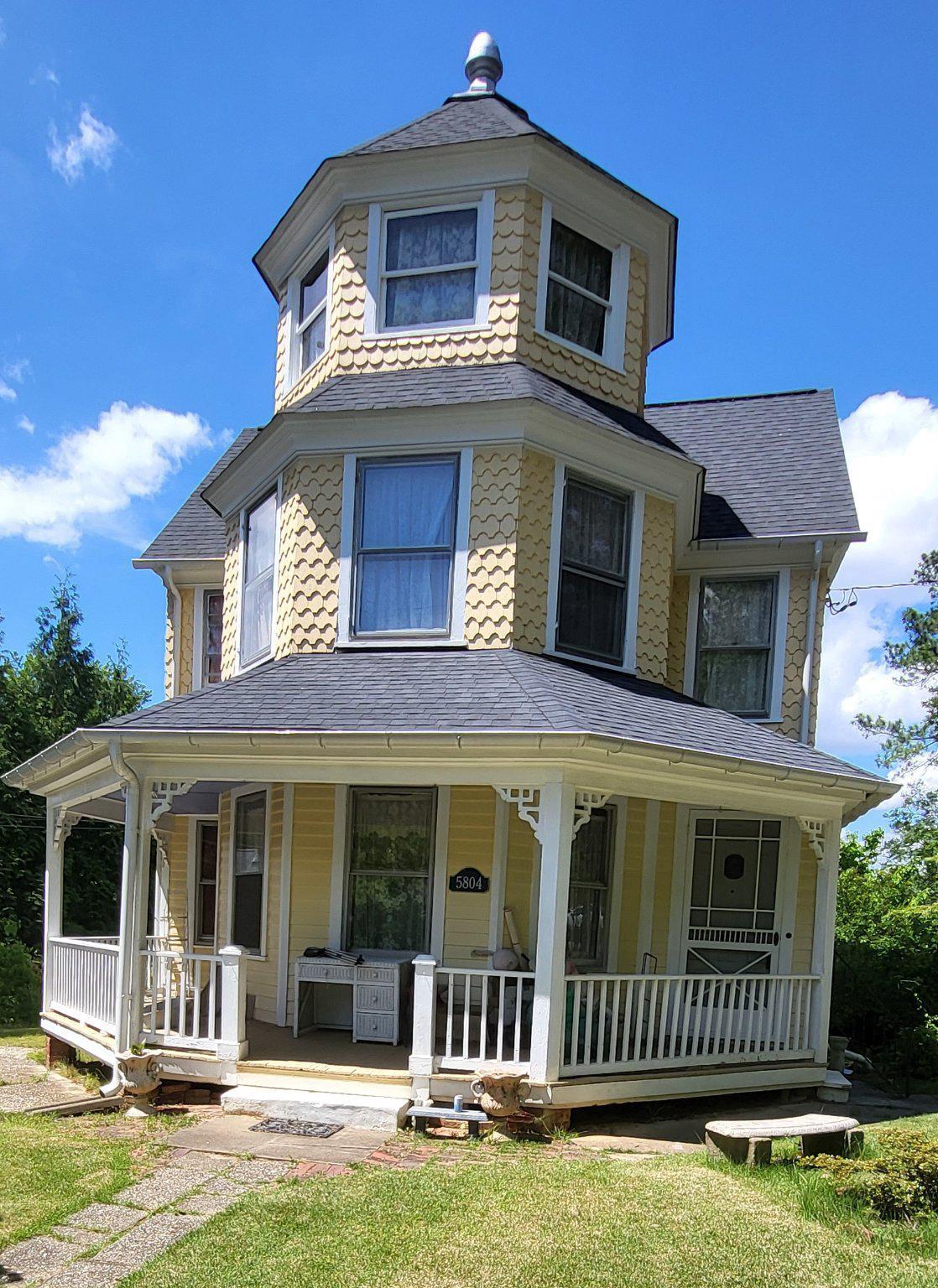 Step into a charming piece of history with this stunning Victorian home, built in 1888 and nestled in the desirable Berwyn Heights community. This detached residence boasts a unique architectural style that captures the essence of timeless craftsmanship. With 2,502 square feet of living space, this home features five spacious bedrooms and two full bathrooms, providing ample room for relaxation and comfort. The interior welcomes you with a traditional floor plan that seamlessly connects the dining area and a cozy kitchen,  perfect for gatherings. Natural light pours in through beautiful bay and bow windows, enhancing the warm ambiance throughout. The inviting living room features a classic fireplace with mantels, creating a perfect focal point for cozy evenings. Step outside to discover a generous 0.46-acre lot, complete with a level yard that offers both front and rear spaces for outdoor enjoyment. The wrap-around porch invites you to unwind while enjoying the serene surroundings. Additional exterior features include a secure storage area, landscaped gardens and a gazebo, for relaxing and ensuring peace of mind. This home is equipped with essential appliances, including a gas oven/range, refrigerator, washer, and dryer, making daily living a breeze. With off-street parking and a driveway, convenience is at your fingertips. Experience the historic charm and much desired community, where every detail invites you to create lasting memories. Note that the home can benefit from some TLC, and is being sold as is.