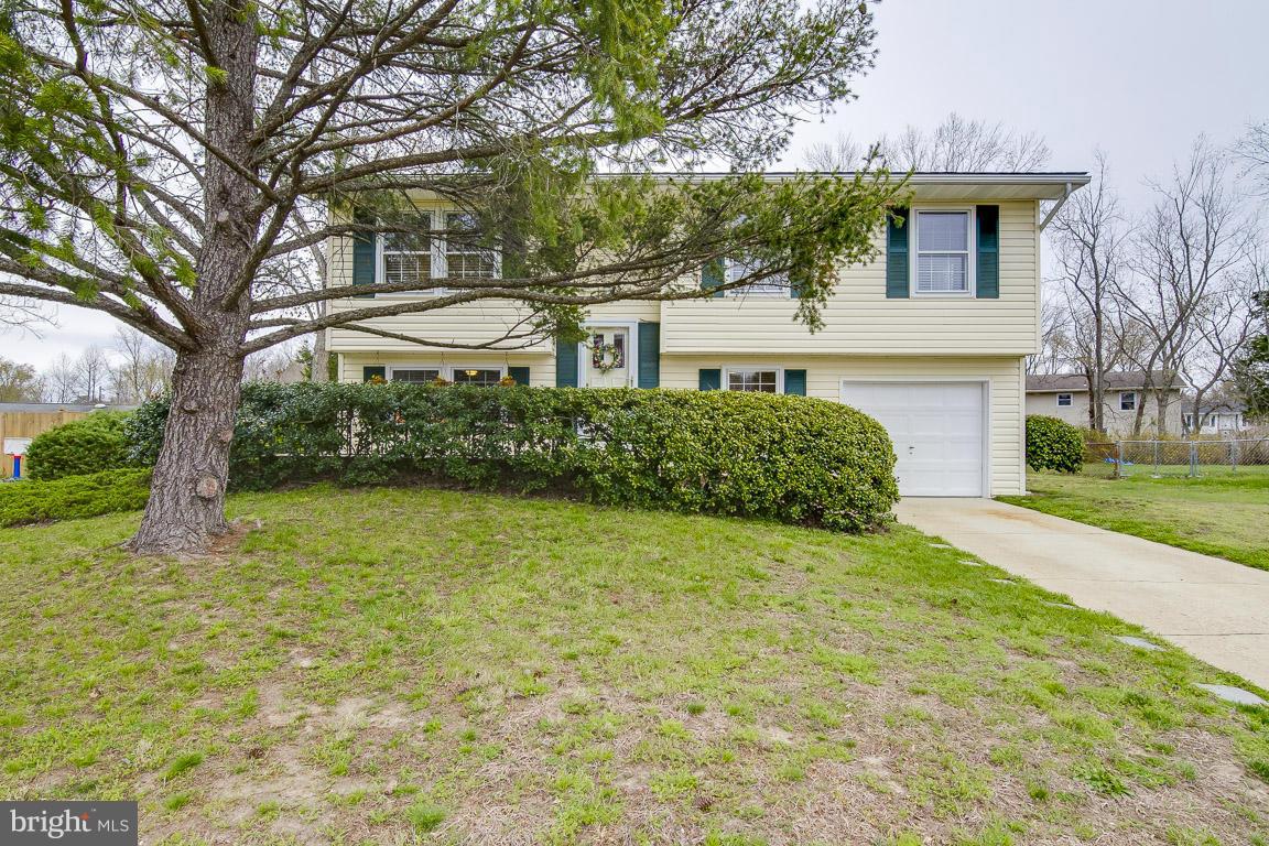 Home sweet home! You won't be disappointed in this 3BR 2BA split foyer. Family room with gas log fireplace, wood floors on upper level, finished basement, shed, covered deck...overlooking large fenced in backyard & lots of landscaping. No HOA. Great location...close to shopping, dining/restaurants, & more! No HOA!