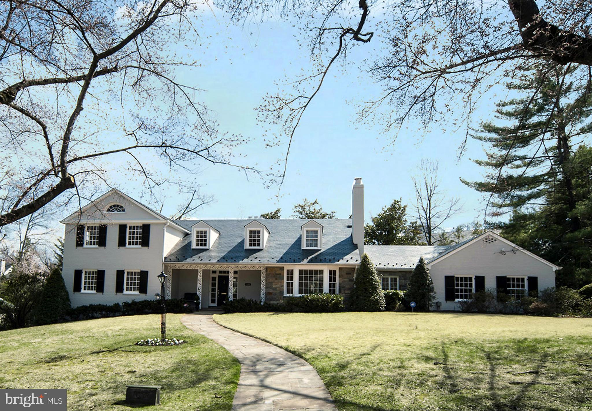 Stunning 5BR/4.5 BA, 5100 sq ft home beautifully sited on a 15,996  flat lot on one of Kenwood's finest streets. Sunny and sparkling with a  spacious first floor master suite & updated throughout. Perfect for entertaining w/ great flow.  Many rooms  open to the private & serene, landscaped terrace. 2nd floor has space for a 2nd master suite. 2 car, side-loading garage. Open Sunday 1 to 4 PM.