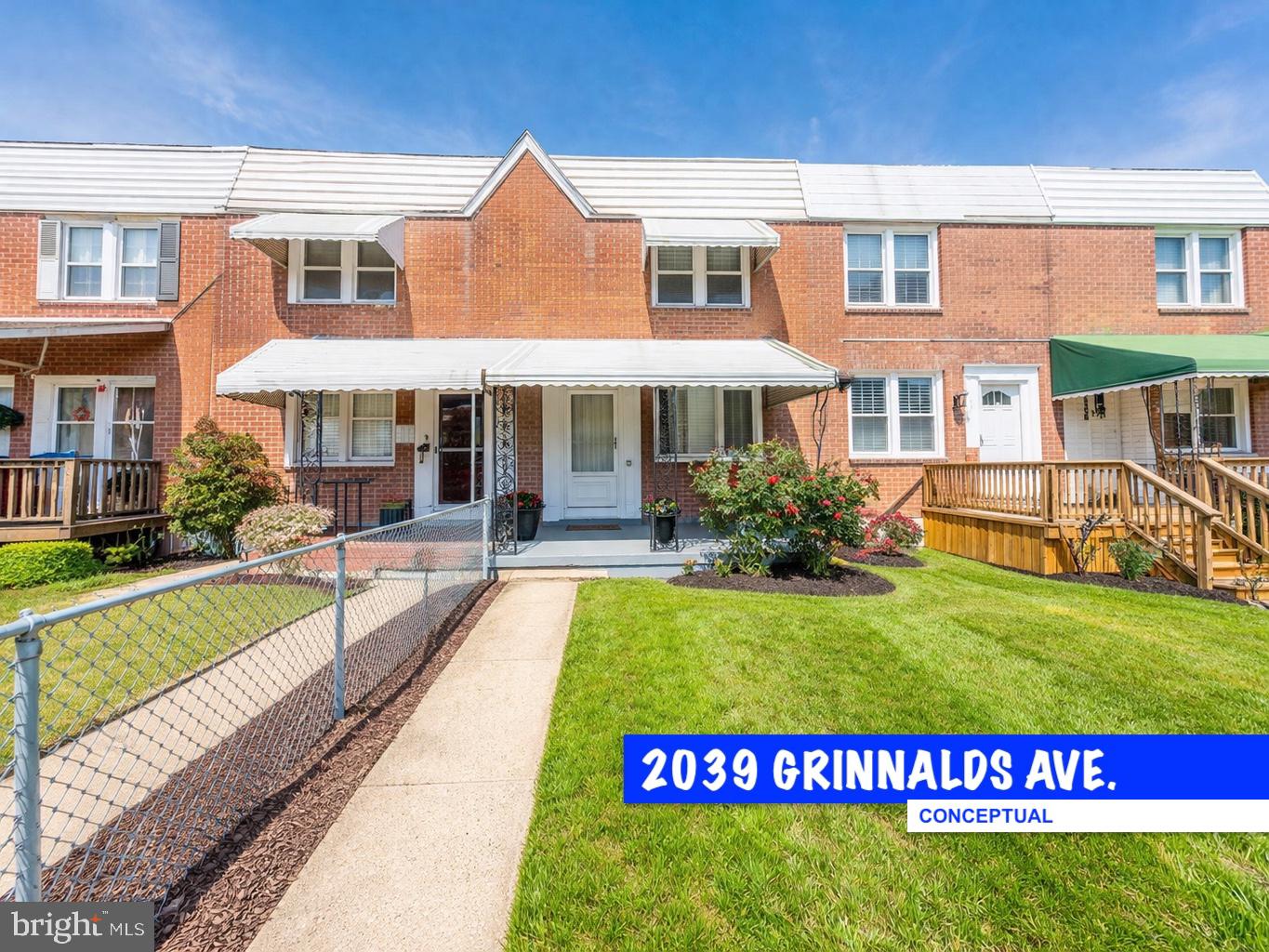 𝑭𝘼𝑵𝙏𝑨𝙎𝑻𝙄𝑪 brick interior rowhome located in the Morell Park neighborhood offering strong potential for an owner-occupant or investor. The home features two bedrooms and one full bath with a partially finished basement and exterior access. Solid brick construction, two-story layout, and a fenced rear yard with deck and porch provide a functional footprint with upside. Situated on a quiet residential street with convenient access to major commuter routes, downtown Baltimore, and surrounding employment centers. Property offers an opportunity for value enhancement through updates or reconfiguration. Ideal for buyers seeking an affordable entry point or investment in an established city neighborhood. Buyer to verify zoning, use, and ground rent.