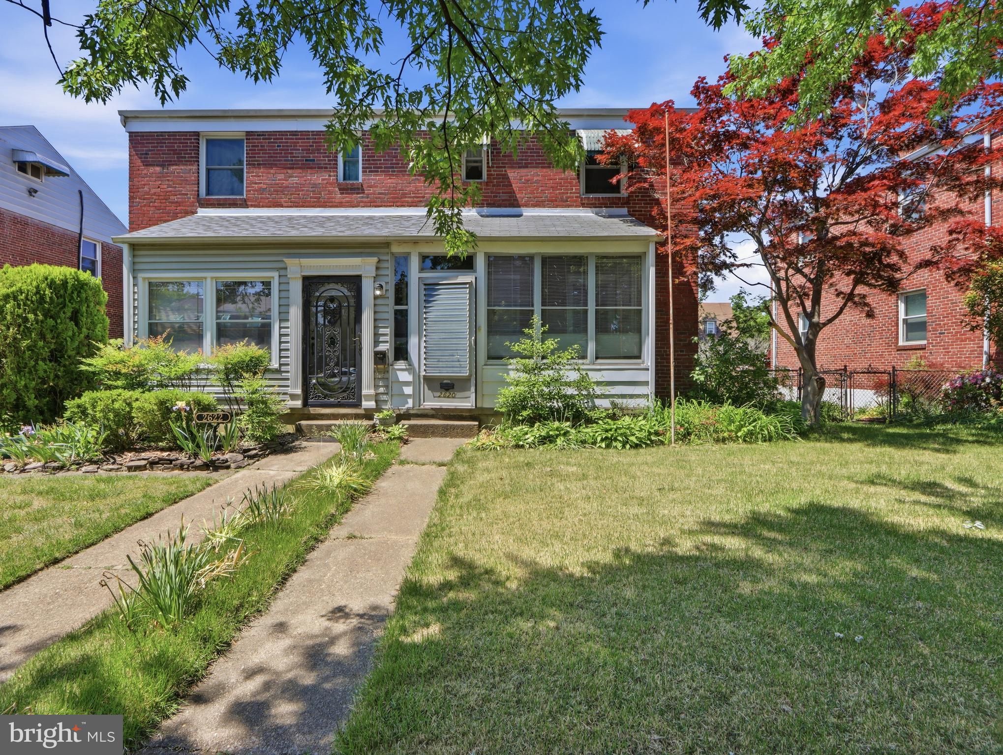 Bright and inviting 3-bedroom, 1.5-bath semi-detached home with plenty of charm and space! This well-maintained property features a finished basement, enclosed sunporch, and a spacious clubroom perfect for entertaining or relaxing. Custom built-ins add character and functionality to both the dining room and kitchen. Enjoy the wonderful front, side, and rear yards offering ample outdoor space for gatherings, gardening, or play. Recent updates include fresh paint throughout, including bedroom floors, kitchen walls, porch and flooring, along with a brand-new water heater. Complete with a small parking pad and a one-car garage with electric, this home is move-in ready and full of potential! 

Seller will leave living room, dining room, 2-bedroom furniture including 'signature' mattress / bed set and basement office equipment included