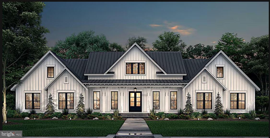 Luxury Farmhouse **To Be Built **on 8.75 Private Acres

Experience the perfect blend of refined craftsmanship and modern farmhouse elegance in this exceptional to-be-built custom residence,  gracefully positioned on 8.75 picturesque acres. Designed with sophisticated living in mind, this stunning home offers 4 bedrooms, 3 full baths, and 1 half bath. where timeless architecture meets thoughtfully curated finishes.

Step inside to soaring 10-foot ceilings,  an expansive open-concept design, and a breathtaking great room anchored by a dramatic stone surrounded  fireplace. Rich architectural details, including an exposed timber beam spanning the kitchen and dining area, create warmth, character, and effortless style.

The gourmet kitchen is designed to impress, featuring elegant granite countertops premium, Energy Star® stainless steel appliances, custom-quality cabinetry, and generous workspace for both everyday living and entertaining.

Retreat to the luxurious owner's suite, where a spa-inspired bath offers a beautifully tiled walk-in shower, a deep, soaking tub, and a tranquil atmosphere designed for relaxation. Premium luxury vinyl plank flooring throughout the main living areas provides both beauty and durability while complementing the home's sophisticated aesthetic.

The striking exterior showcases crisp white smart siding, dramatic black windows, and timeless farmhouse architecture that creates unforgettable curb appeal. A spacious three-car garage and a full unfinished basement offer abundant storage and endless opportunities to customize additional living space.

For those seeking an even more personalized luxury experience, a selection of premium upgrades is available, including a metal roof, an impressive double front entry door, a bonus room above the garage, and upgraded hardwood or tile flooring.

Surrounded by the beauty and privacy of nearly nine acres, this extraordinary property offers the rare opportunity to create a custom home that reflects your vision while enjoying the serenity of country living with convenient access to modern amenities. Every detail has been thoughtfully designed to deliver exceptional comfort, enduring quality, and timeless appeal.

*Renderings and photographs are for illustrative purposes only. Final specifications, finishes, and pricing are subject to change. Optional upgrades available at additional cost.*