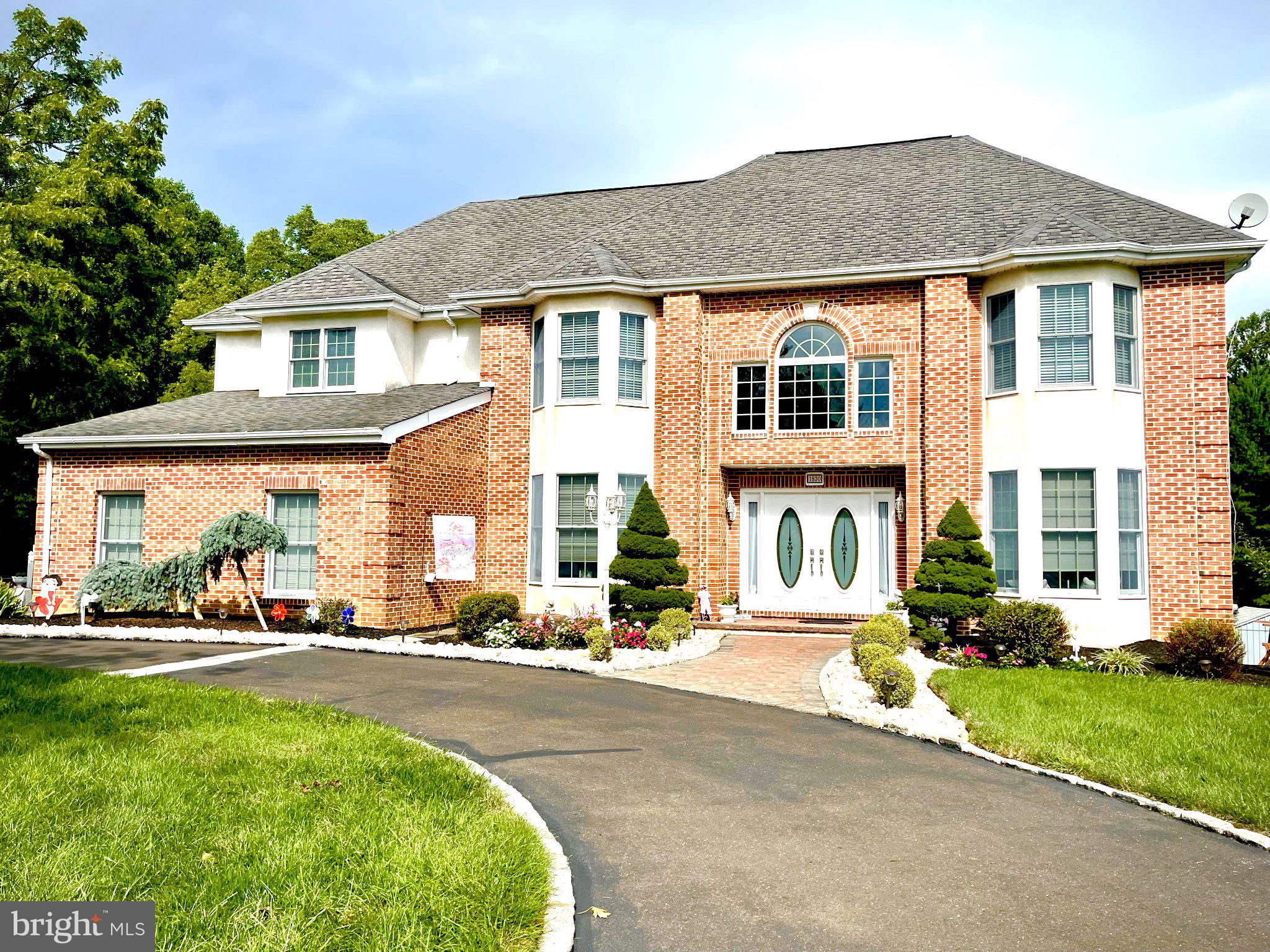 Welcome to this Exquisite and Custom Home in beautiful Bucks County!  This beautiful 2-story Masonry built home boasts 3857 sq, 4 spacious bedrooms, 3 Full baths & 2 Half baths! The magnificent entrance opens into a grand Foyer leading to a 2 story Family Room, the Living Room, Office and to the Dining Room. 2 story Family room with Fireplace, skylights and lots of windows with view of private back yard. Gorgeous and Newly renovated Kitchen including new cabinets, Granite countertops, refrigerator, stainless stove and hood, built-in island microwave, Farmhouse sink, Coffee bar, new crown molding, floors, backsplash, recessed lighting, new window and French doors leading to private patio and backyard!  Adjacent to the foyer is a useful multi-purpose room used as an office which opens up to a beautiful Living Room with French doors, new hardwood floors and a Bay window. Up the beautiful staircase is the Main Bedroom & Bath with Jacuzzi, Double vanity, Double walk-in closets, another space with Large shower, vanity and bidet as well as a Sitting room! A 2nd Bedroom can be enjoyed looking out of the Bay window, set up with a Walk-in closet & New hardwood floors as well as its own private shower bathroom! The 3rd Bedroom is also Spacious with Bay window, Double closets and new hardwood floors. The 4th Bedroom brings comfort and has a wonderful view to backyard. As you open the French Doors in the Kitchen, you'll be immediately faced with a Gorgeous, Large two-tier patio that is ready to meet all of your needs; entertaining or relaxation overlooking lush greenery and vibrant blooms in a very private backyard! Also to note is that the home has a Full and Finished Basement/Additional Living Space with an additional kitchen, bathroom, 2 very spacious living spaces/multi-use areas, storage and extra wide walkout steps/entrance! Public Water and Public Sewer. New roof was installed several months ago.  You don't want to miss this one!  Schedule your Showing!