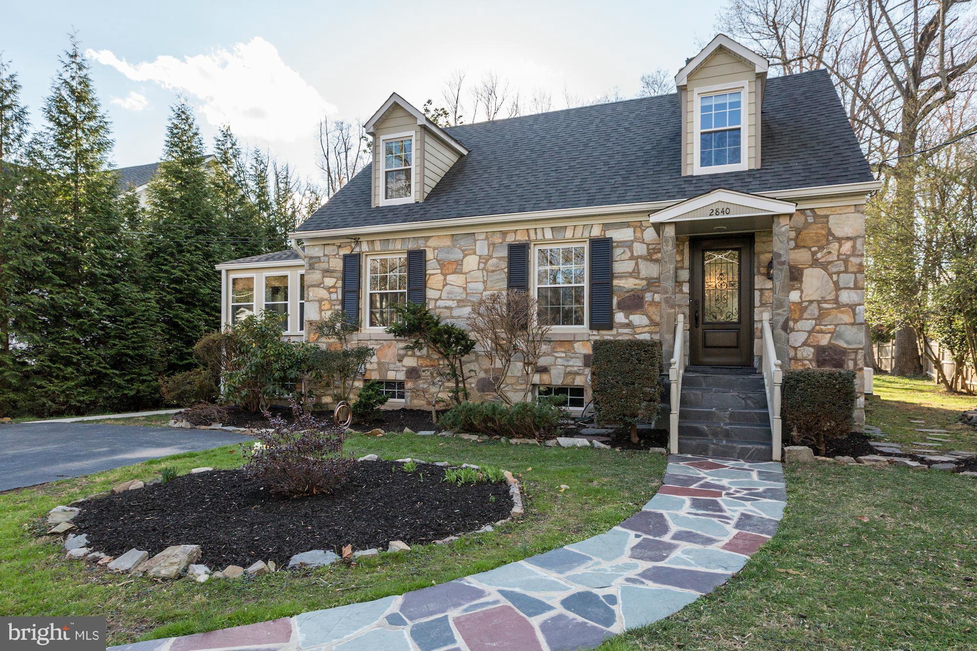 Beautifully updated Cape Cod exudes style, comfort & charm!  Country kit w/SS appliances, ivory cabs & wood counters. All renov baths w/Italian slate tiles, gorgeous vanities. Hdwd flrs main & upper, bright carpeted lower level w/recessed lts. Smack betw Dunn Loring & Vienna Metro stns - Mosaic District cinema/shopping/restaurants 5 min away. Bigger than she looks! Submit Offers by MON 3/13, 5 pm.