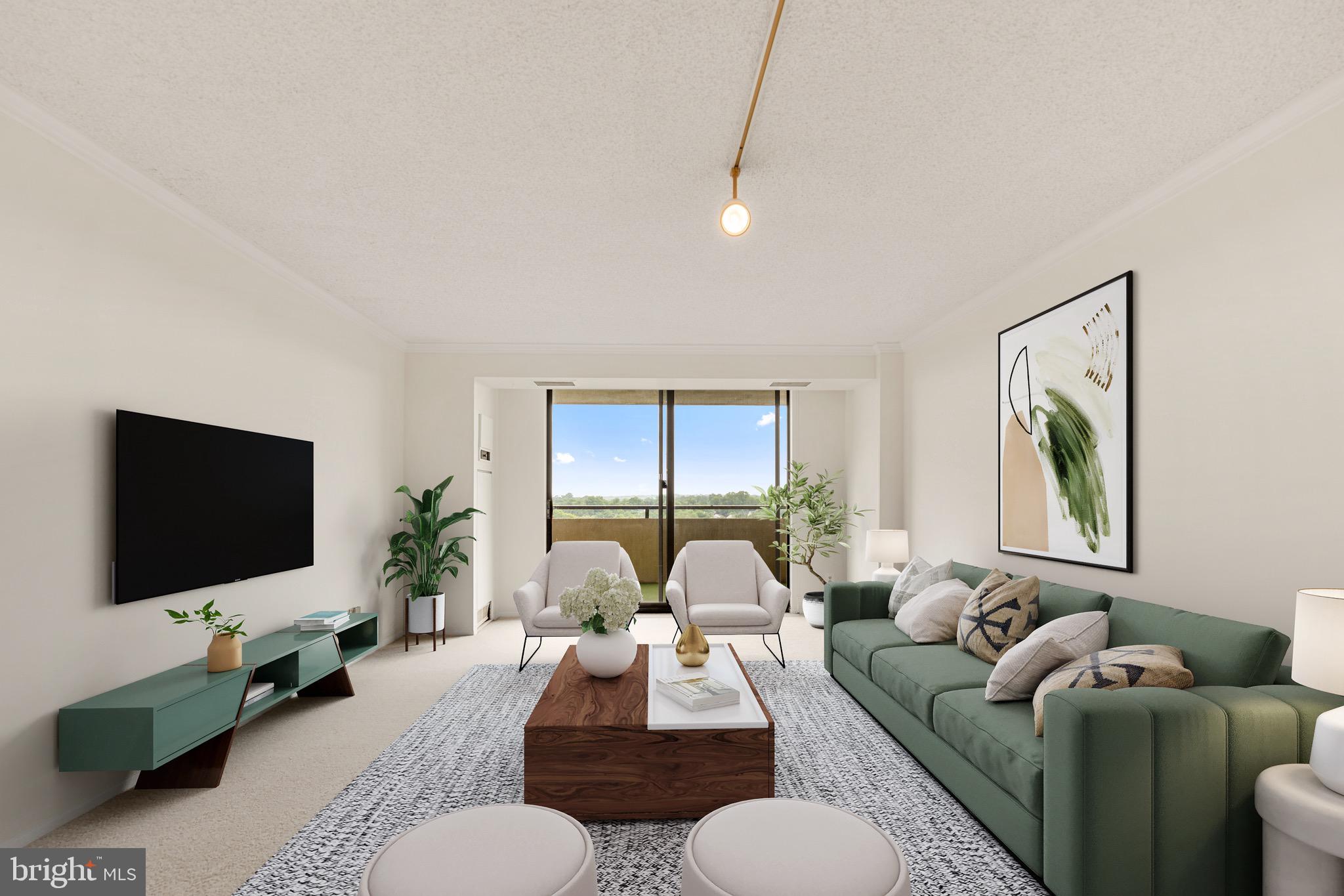 Welcome home to this stunning, light-filled one-bedroom condo in a prestigious secure gated building complete with 24-hour front desk security and onsite management — offering the perfect blend of comfort, convenience, and peace of mind.  
Step inside this freshly painted and newly updated condo to be immediately impressed by the spacious, open feel of this generously sized unit. The expansive living room features dramatic floor-to-ceiling windows that flood the space with natural light and open directly onto your private balcony, where you'll enjoy breathtaking, unobstructed views across the entire DMV — from dazzling Fourth of July fireworks to stunning morning sunrises. Whether you're entertaining or simply unwinding, this outdoor retreat offers a true escape from the hustle of everyday life.  
The separate dining room provides an elegant space for hosting, while the kitchen is both functional and stylish, boasting abundant storage, a convenient table space, and all appliances updated within the last few years. New lighting throughout the condo adds a fresh, modern touch to every room.
Retreat to the large bedroom, where oversized windows continue the bright and airy feel, complemented by a generous walk-in closet. Storage will never be a concern — with ample closet space throughout the unit plus a dedicated overflow storage unit for seasonal items and more.  
In unit washer dryer machine for ultimate convenience.   
Your assigned underground parking space provides secure, easy access to the building, and direct access to ONELIFE Fitness means your wellness routine is just steps away.  
Ideally located close to Tysons Corner and the Tysons Metro Station, commuting and conveniences are effortlessly within reach.  
Best of all, the all-inclusive condo dues cover all utilities, parking, storage, and amenities, THREE POOLS,  library, party room, and more  — meaning your total monthly payment could actually be less than renting. First-time homebuyer incentives may also be available through your lender, making this an incredible opportunity to own a truly exceptional home.   Space to Value ratio is off the charts amazing!
Don't miss your chance to make this one yours.