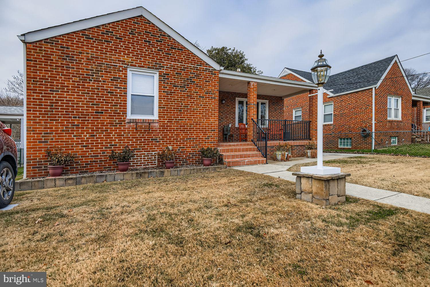 PRICE IMPROVEMENT!!  Hurry to this  awesome 2 bedroom, 2.5 bathroom Rancher with a full basement in Eastern Heights, Baltimore County!
Located on a dead end street, this property offers the privacy you crave.  There are so many features here, you have to come see it!  Gourmet kitchen with 42" wood cabinets, soft close drawers, recessed lighting, skylight, granite countertops. double wall oven and cooktop, double sink and dining area.  Step into the enormous great room featuring gleaming hardwood floors,  cathedral ceiling, granite island, wood burning fireplace, recessed lighting, Anderson windows, Next day blinds and a half bath. Did I mention the bonus room?  All ceramic room  featuring skylights was originally used as a hot tub room and looks out over the spacious backyard.  The lower level is truly a blank canvas and can easily be a third bedroom.  There is a full ceramic bath, washer, dryer, refrigerator.  Waterproofed and ready for your finishing touches.   The HVAC system  (2021 and 2023) is dual zoned for your comfort.
The primary bedroom features custom built cedar closets with built ins and a window bench.  The floored attic has brand new pull down stairs, lighting and shelving for tons of storage.  There is even a storage area built into the house that is secured for additional storage.
Relax on your covered front porch and enjoy your morning coffee.  Your spacious back yard features mature trees, a vegetable garden and plenty of space for summer cookouts with family and friends.
There is plenty of parking on the street but there is a gate that opens for a possible driveway for 2+ vehicles.  It is presently used as a front lawn.  Make your appointment today - this one feels like home!