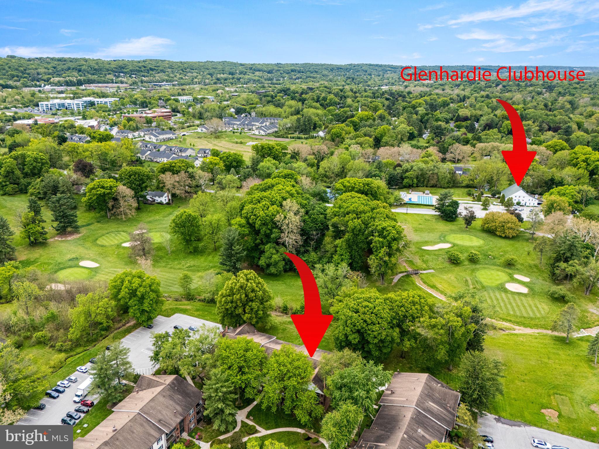 BUILT-IN EQUITY!!!! Recent 2026 Sales for 2 Bedroom units are: $322,250, $315,000, $327,000, and $336,500! What an incredible deal and opportunity for this perfectly located two bedroom, two bath unit on the Glenhardie Country Club's 9-hole Golf Course with amazing views!!  You can't duplicate this most coveted LOCATION!!!!!!!  Welcome to 180 Drummers Lane in the Silas Deane Building in Glenhardie on the First Floor with a sliding glass door to the grounds and sweeping views of the Glenhardie Country Club's golf course! This home has been in the same family for decades and is move-in ready with fresh paint and new carpet - just waiting for the future owner's updates! Gas, heat, water, and sewer are all included in the monthly fee! Low Taxes of just $3,549! Residents may join the Private Club for an extra fee and enjoy Golf, Tennis & Swimming.  Award winning Tredyffrin-Easttown Schools.  Make your appointment to see it TODAY!