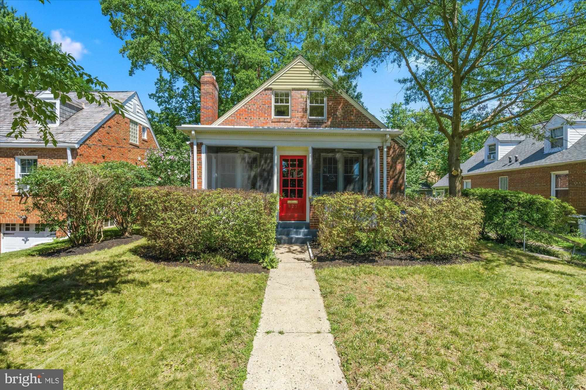 NEW LISTING! Open Sunday, June 28th from 2 - 4 PM! Located in the heart of downtown Silver Spring, 823 Bonifant is the ideal mix of an urban/suburban lifestyle. This updated cape cod is sited on an expansive 8,300 square foot lot providing the perfect green backdrop yet steps from commercial convenience.  The welcoming front porch draws you into the spacious living room, anchored by a cozy fireplace flanked with windows adding light.  The bright dining room flows into the updated kitchen featuring excellent storage, expansive prep space and an updated appliance package anchored by an induction stove. The main level features two large bedrooms and an updated full hall bathroom.  Upstairs are the home's two additional bedrooms, and a second full bathroom as well as extensive under eaves storage.  The lower level, which features a separate side entrance, is a blank canvas ready for your touch.  The sellers recently added a custom water proofing system and installed a brand-new full bathroom, the home's third, but have left the rest of the space's design in the hands of the future owner.  With a strong infrastructure in place, the possibilities are endless.  The rear yard is an amazing retreat at the end of day, where shade trees and perennials abound. Two rear sheds make storage a breeze. This enviable location is just blocks from all that downtown Silver Spring has to offer. From Whole Foods and Safeway to global cuisine cafes and Bullis Local Park with its tennis courts and sports fields, 823 Bonifant is perfectly sited.  Leave the car at home with the red line metro less than a mile away and a future Purple Line light rail stop just over a block away.  All this plus the benefit of having the much-beloved Koiner Farm as your new neighbor just two blocks over. This move in ready opportunity, with room to customize and grow, is ready to welcome you home!