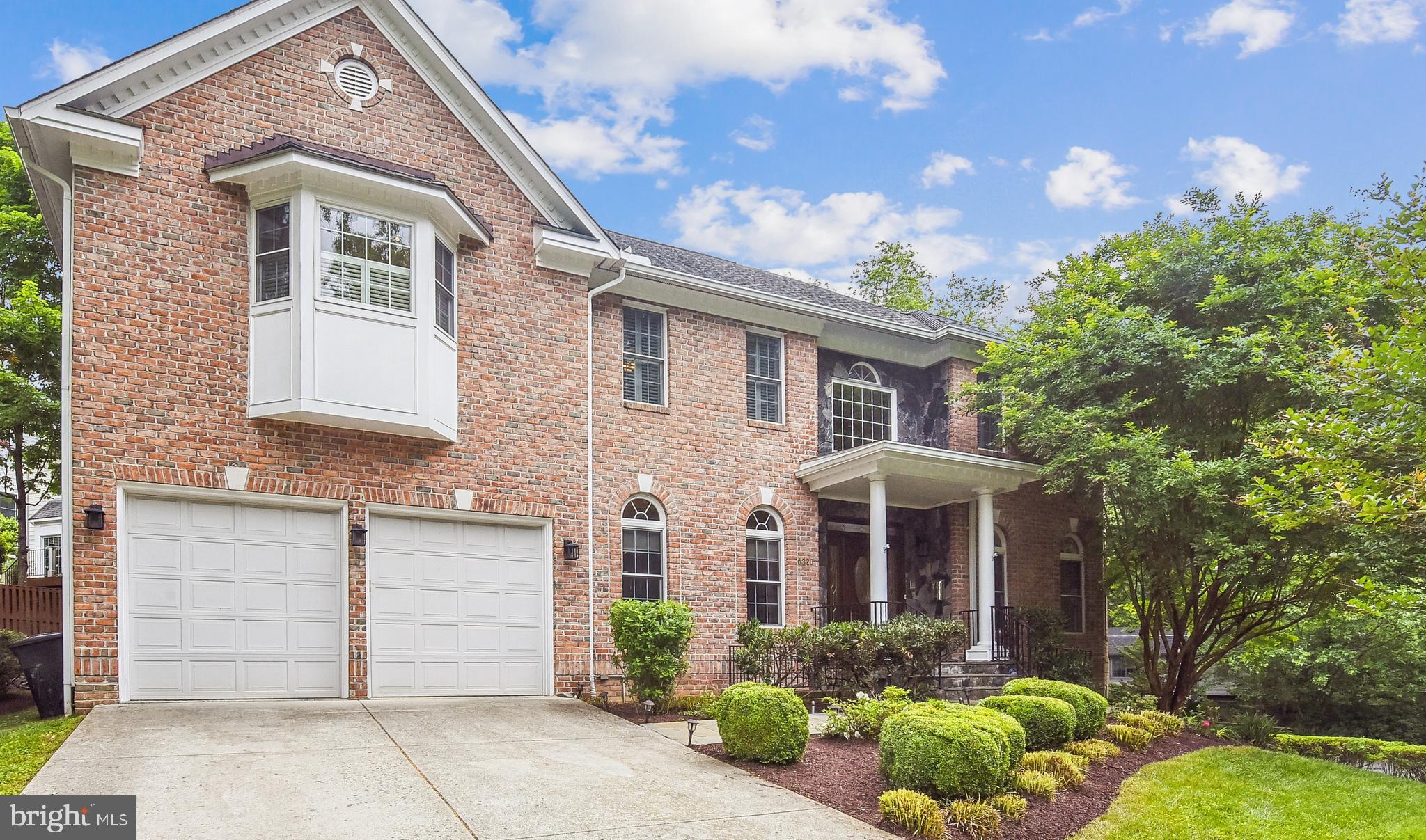 Welcome home to this elegant but comfortable colonial so convenient to everything!  Light and bright and beautiful!  Stone surround front door greets you on entering the two story foyer.  Large kitchen is perfect for entertaining or family living.  Butler's pantry leads into separate dining room.  Two story family room  adjoins kitchen/breakfast area.  Spacious deck is perfect for relaxing and entertaining.  Private office with its own balcony is tucked away.  Primary bedroom  has sitting area, his and hers walk in closets, wet bar and luxury bath with soaking tub and separate shower.  Second bedroom with its own private bath and two more bedrooms share a jack and jill bath.  Plantation shutters throughout the upper level.  Lower level walkout features a large recreation room/game room and workout space plus a fifth bedroom with its own bath perfect for guests.  Tons of storage.  Two car garage with built ins too.   Steps to Chesterbrook Elementary and Chesterbrook Pool.  Minutes to GW Parkway, downtown McLean, 66 and Tysons!