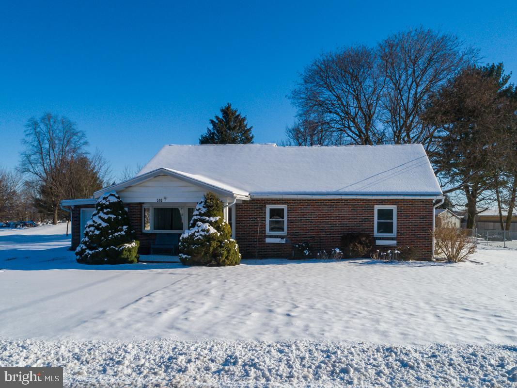 Start your New Year off with the perfect place to call home.  This affordable well maintained country cape is the place to be.  This brick home offers all main floor living.  Super convenient location off Route 183 is just minutes from everything you need.  Covered front porch greets you and your guests.  Step inside to enjoy beautiful hardwood floors throughout the main floor living area and bedrooms.  Eat in kitchen overlooks and you can step out to the backyard from here.  All kitchen appliances along with washer and dryer are included to help you with your moving budget.  Your main floor living features aa beautifully updated bathroom with tile floors, walls, and tub surround to suit your style.  Ample bedrooms space for all and plenty of closet space throughout too.  Walk up second floor has been partially finished and left to your imagination for possible additional living space home office or craft room.  Don’t forget the basement for extra storage with exit to backyard.  Everyone will love the fenced in backyard with room to roam including a patio perfect for setting up the grill to entertain.  Attached 1 car garage keeps you out of the elements all year long.  A great place you will be happy to call home.