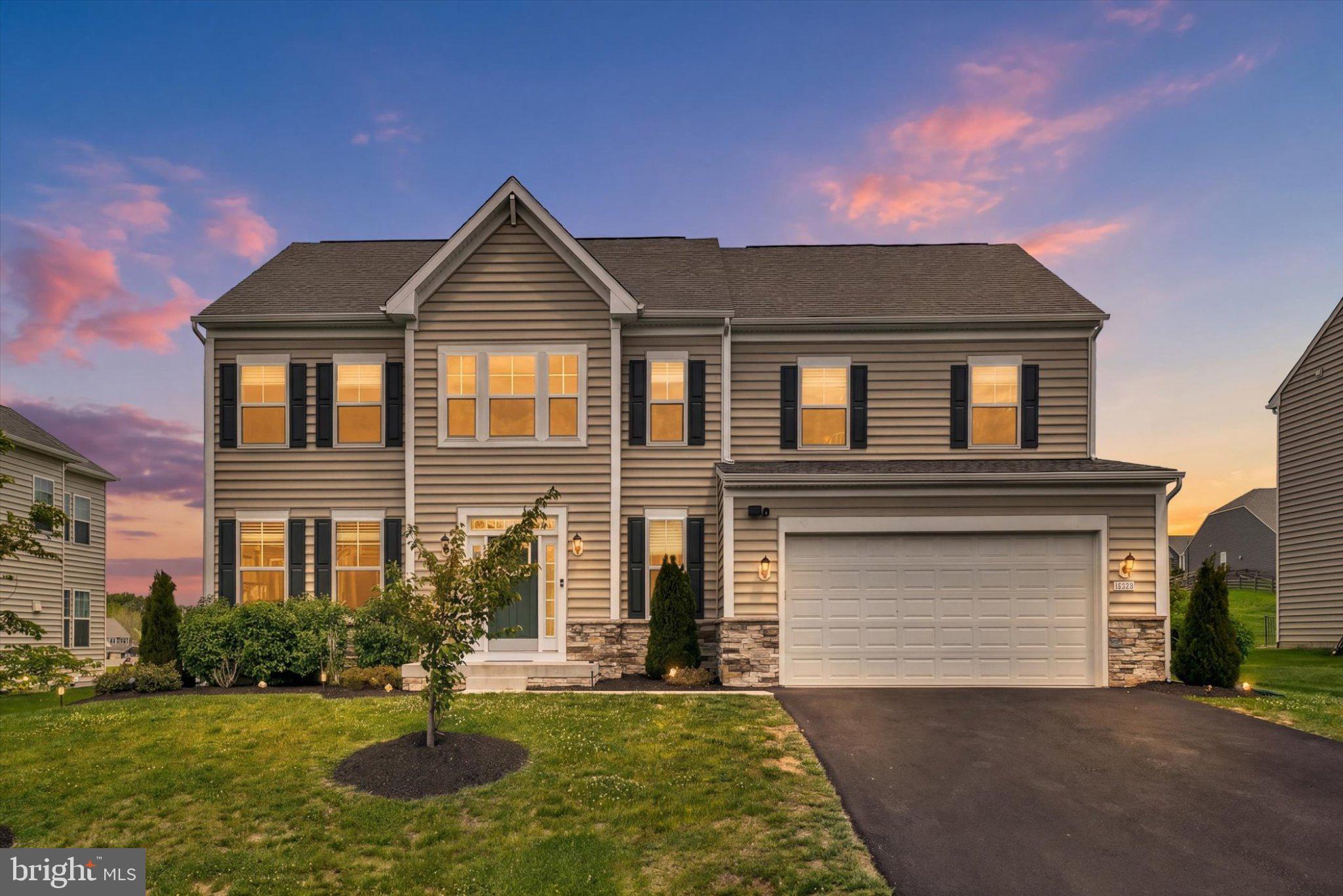 Discover an exquisite blend of luxury and comfort in this stunning 4-bedroom, 3.5-bathroom residence nestled within the prestigious Westfields community. Built in 2022, this contemporary Colonial home boasts an impressive 3,930 square feet of meticulously designed living space, perfect for those who appreciate the finer things in life. Step inside to find an inviting atmosphere enhanced by high-end finishes and thoughtful details. The gourmet kitchen is a chef's dream, equipped with top-of-the-line appliances, including a built-in microwave, dishwasher, and a sleek stove. The expansive island provides ample space for meal prep and casual dining, while the adjacent breakfast area invites leisurely mornings filled with natural light. Retreat to the luxurious master suite, complete with a walk-in closet and a spa-like en-suite bathroom featuring a jetted tub and a walk-in shower. Each additional bedroom offers generous space and comfort, ensuring everyone has their own sanctuary. The fully finished basement adds versatility, perfect for a home theater, gym, or play area, catering to your lifestyle needs. This property is not just about the interior; it extends to the beautifully cleared 0.33-acre lot, providing a serene fully fenced rear yard that invites outdoor gatherings and relaxation. The community amenities elevate your living experience, featuring a sparkling in-ground pool, tennis courts, basketball courts, and a clubhouse, all designed to foster a vibrant and active lifestyle. Enjoy leisurely strolls along the jog/walk paths or let the little ones explore the tot lots and playgrounds. With an attached front-entry garage and additional storage space, convenience is at your fingertips. The home also features modern comforts such as a tankless water heater and upper-floor laundry, ensuring efficiency and ease in your daily routine. This residence is more than just a home; it's a lifestyle choice that embodies luxury, community, and sophistication. Experience the perfect blend of elegance and functionality in a setting that promises to enrich your everyday life. Don't miss the opportunity to make this exceptional property your own.