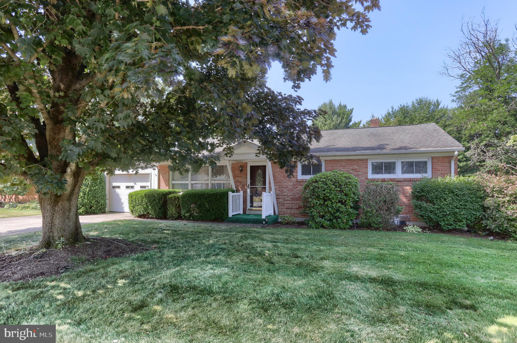 Welcome to this ranch home situated on a .37-acre lot in the Cornwall-Lebanon School District. The main level offers central air conditioning, 3 bedrooms, 1 full bath with a tub/shower combination, a comfortable living room, and a kitchen/dining area. The partially finished lower level, waiting for someone to update, expands the living space with a family room featuring a small bar and refrigerator, a full bath with shower stall, laundry room, storage room with cedar closet, and workshop. Additional highlights include an attached one-car garage, a 14 ft. x 12 ft. sunroom, a covered patio with ceiling fan, and a partially fenced rear yard.