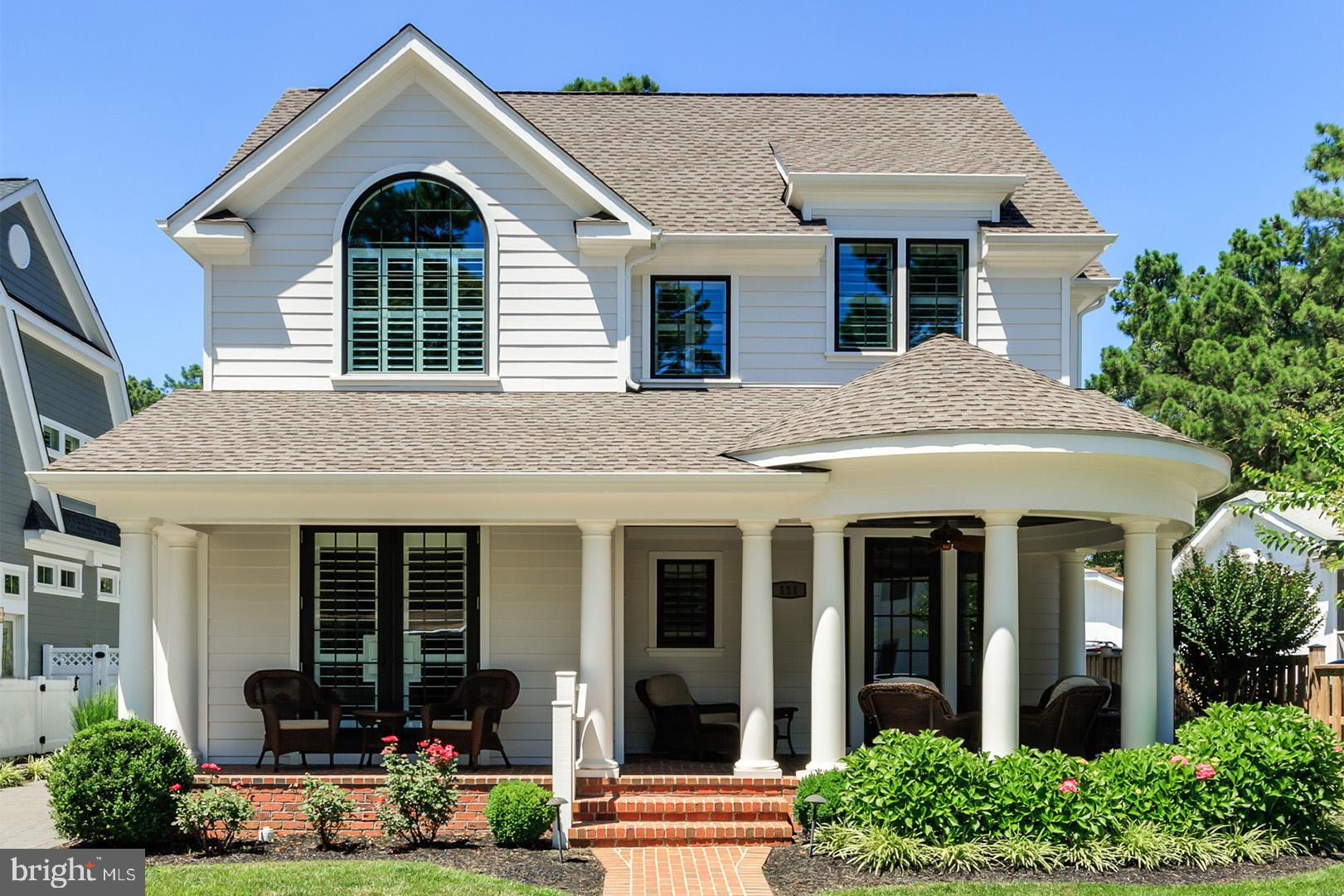 Welcome to 111 Rodney Street also known as "Charleston Manor".  Designed with Charleston's distinctive architecture in mind, this home's southern charm is sure to appeal.   The spacious red brick front porch and perfectly manicured landscaping create the most welcoming elevation and the ideal place to kick back and relax on a hot summer day.   Upon entering the home, the rich and warming colors, glistening hardwood floors, soaring ceilings decorated by intricate moldings, and floor to ceiling windows showering natural light are sure to make an impression.   Charleston Manor was designed with the most discerning buyer in mind.  This gorgeous open floor plan features a spacious living area, gourmet kitchen complete with granite counters, prep island, ample storage and cabinetry, gas range, dual ovens, dishwashers and refrigerators, wet bar, ice maker and much more!  The property boasts an impressive 2,945 square feet of living space, a size that cannot be duplicated by current city code.  Boasting 5BR, 5.5BA, luxurious first and second floor master suites with gas fireplaces, dual laundry areas, an elevator, vaulted ceilings throughout the 2nd level, custom closets in every room, intricate hand laid custom tile work in every bath, state of the art surround sound system, exquisite light fixtures adorning every ceiling, and so much more.  Charleston Manor also boasts a yard ideal for summer fun complete with privacy fencing, a heated, salt water pool, hot tub, patio, outdoor shower, and grill.  While this home is perfectly placed just steps to Rehoboth's beautiful beaches, the nationally ranked boardwalk, and all the convenient amenities of downtown, guests of Charleston Manor may never leave the property!  This home has been impeccably maintained and offers an impressive rental history.  If considering South Rehoboth, Charleston Manor must be on your list of properties to tour!