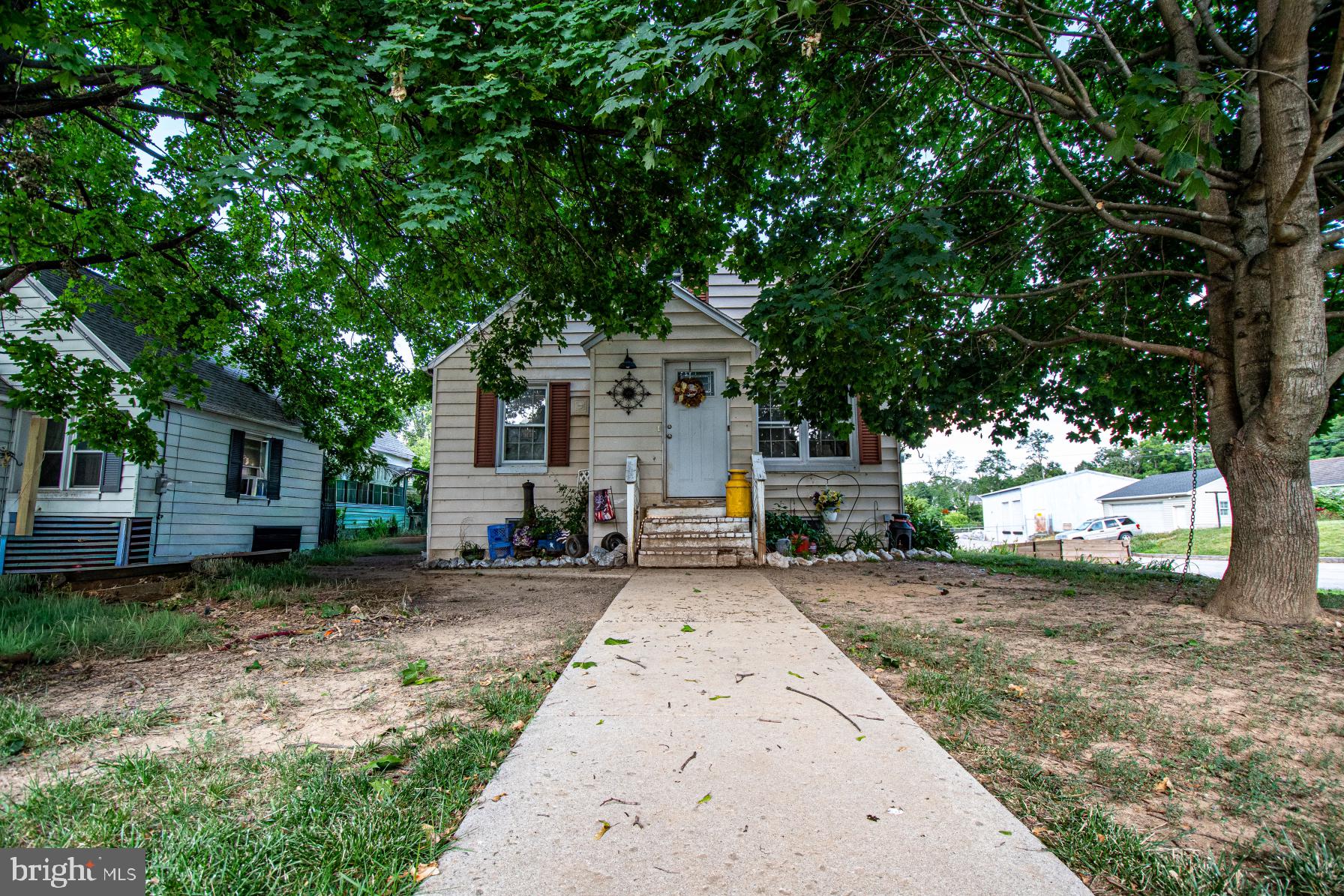 Welcome to this single-family home situated on the corner of a quiet street. This property offers a spacious backyard, a shaded front yard, three bedrooms, a formal dining room, and a full basement providing plenty of additional storage space.  This home is full of potential and is ready for its next owner to add their personal touch. Bring your vision and transform this property into the home you've been dreaming of. The home is priced to sell.  The pool is in need of work as it has not been used the last five years and is being conveyed in its current condition. Seller concessions and 1 year home warranty included. The property is being sold contingent upon the sellers securing suitable housing.