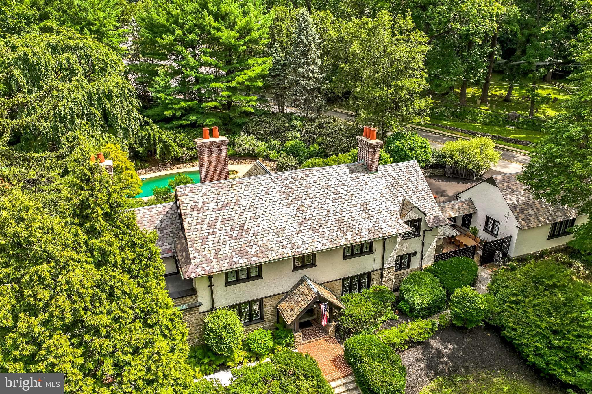 Motivated Seller is offering exclusive Financing Offer: 0.5% Rate Buydown on 443 Homestead Rd Open House Sunday 11th 12-3 if under contract by 1/23/26

Welcome to your dream Tudor masterpiece in the heart of Wayne—a timeless 1900s gem meticulously reborn in 2025 with a complete, top-to-bottom luxury renovation that seamlessly blends historic charm with sophisticated modern living.

Perched on an extraordinarily rare 1.4-acre private oasis (one of the largest lots in Wayne), this stunning 4-bedroom, 3 full and 2 half bath home offers nearly 5,000 square feet of elegant living space, all enhanced by preserved architectural details and brand-new high-end upgrades.

Step through the grand foyer into light-filled interiors where classic elegance meets contemporary comfort: a cozy living room flows effortlessly into a breathtaking sun-drenched family room, featuring expansive windows, custom built-ins, French doors, and a charming fireplace—perfect for intimate gatherings or lavish entertaining.

Host unforgettable dinners in the radiant formal dining room, complete with a convenient wet bar and butler's pantry leading to your gourmet kitchen. Retreat upstairs to the serene primary suite, boasting a spa-like bathroom with soaking tub and exclusive access to a private roof deck for quiet mornings or starry evenings. Three additional generous bedrooms, two full baths, and a versatile attic space (ideal as a home office, studio, playroom, or fifth bedroom) provide ample room for family and guests.

The expansive lower level impresses with bright windows, abundant storage, and a brand-new washer/dryer for ultimate convenience. Every detail of the 2025 renovation shines: rebuilt grand entry staircase and landing, two new exterior pathways, freshly repaved driveway (with entry off Old Eagle School Road), and added parking on Homestead Road for effortless access.

Outside, paradise awaits—a detached 3-car garage with new automatic doors and a spacious unfinished bonus room (complete with powder room) ready to customize as your home gym, office, or creative studio. Dive into summer fun around the fenced in-ground pool (with new safety cover), relax on the expansive patio, or let imaginations run wild in the vast flat yard—perfect for play, gardening, or epic outdoor entertaining.

All this in the award-winning Tredyffrin-Easttown School District, just minutes from Wayne's charming shops, fine dining, parks, and SEPTA train for easy commutes. This one-of-a-kind property delivers unmatched acreage, seclusion, and turnkey luxury in one of the Main Line's most coveted locations. Don't miss your chance to own this exceptional retreat—schedule your private showing today!