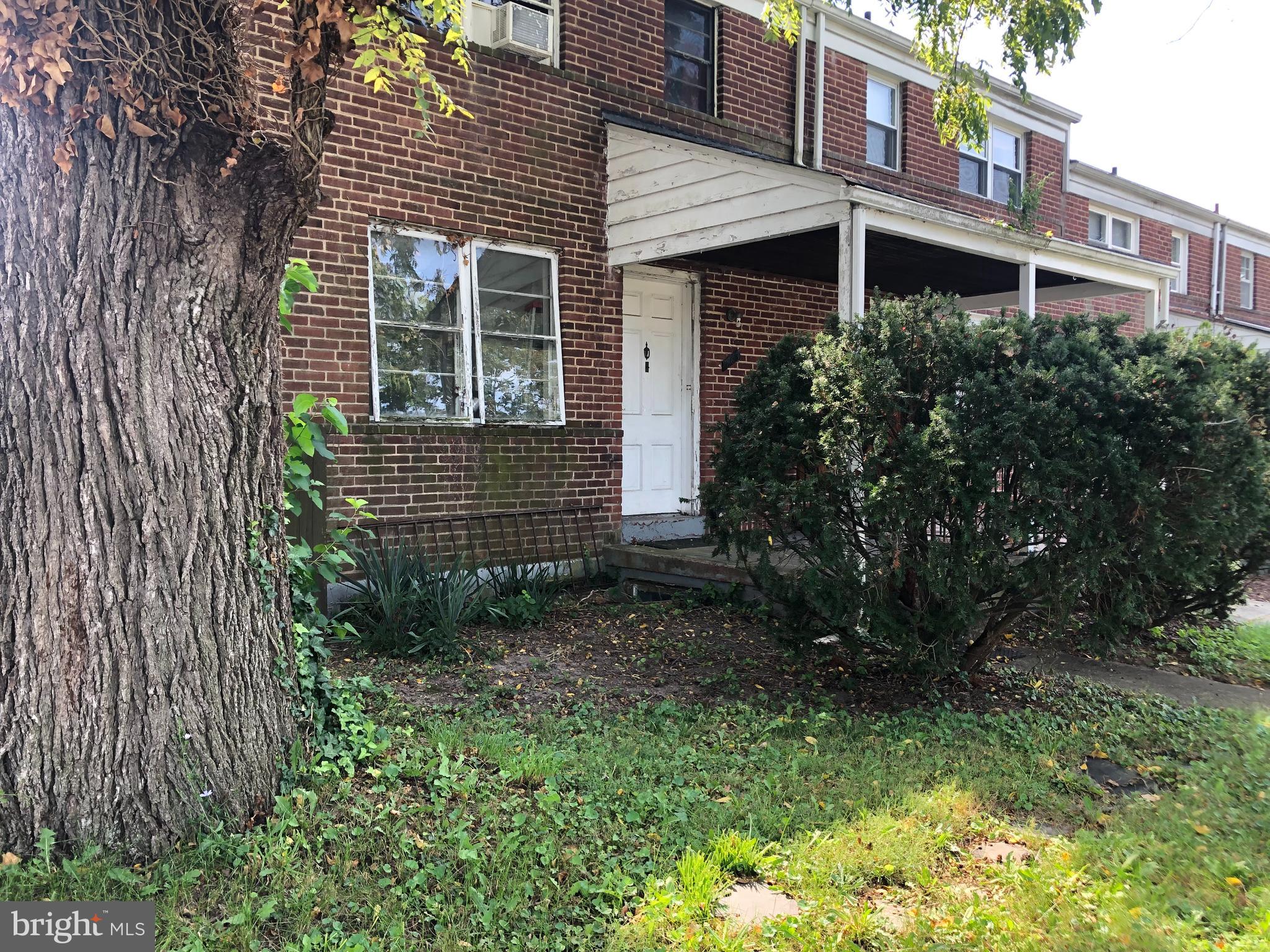 GREAT INVESTMENT OPPORTUNITY! This home is in need of major rehab, but is full of potential. It has good bones, but will not qualify for financing. It is being sold strictly in "as-is" condition. This property has 3 bedrooms and a full bath on the upper level. There is an additional full bath on the lower level. Large end-of-group on a corner lot in a super walkable Towson neighborhood. Currently zoned for Hampton Elementary, Dumbarton Middle, and Towson High. Conveniently located in close proximity to Towson University, retail, restaurants, and everything else that Towson has to offer!