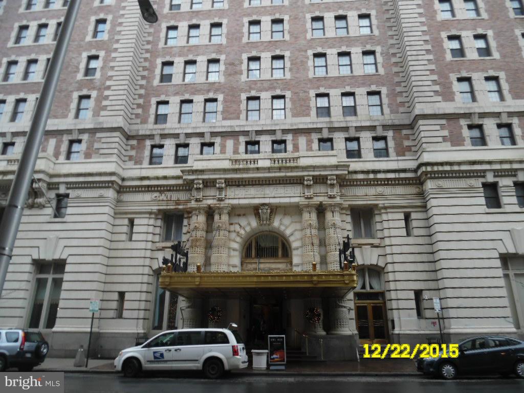 Excellent opportunity to own this value priced condo! Enjoy the convenience of condo living in the historic Belvedere. Condo features ample room sizes, high ceilings, crown molding and new HVAC. Windows provide bright spaces. Add your creative touch. Secure building with staffed lobby, 2 restaurants onsite. Walk to area dining and other mid-town shops and venues.