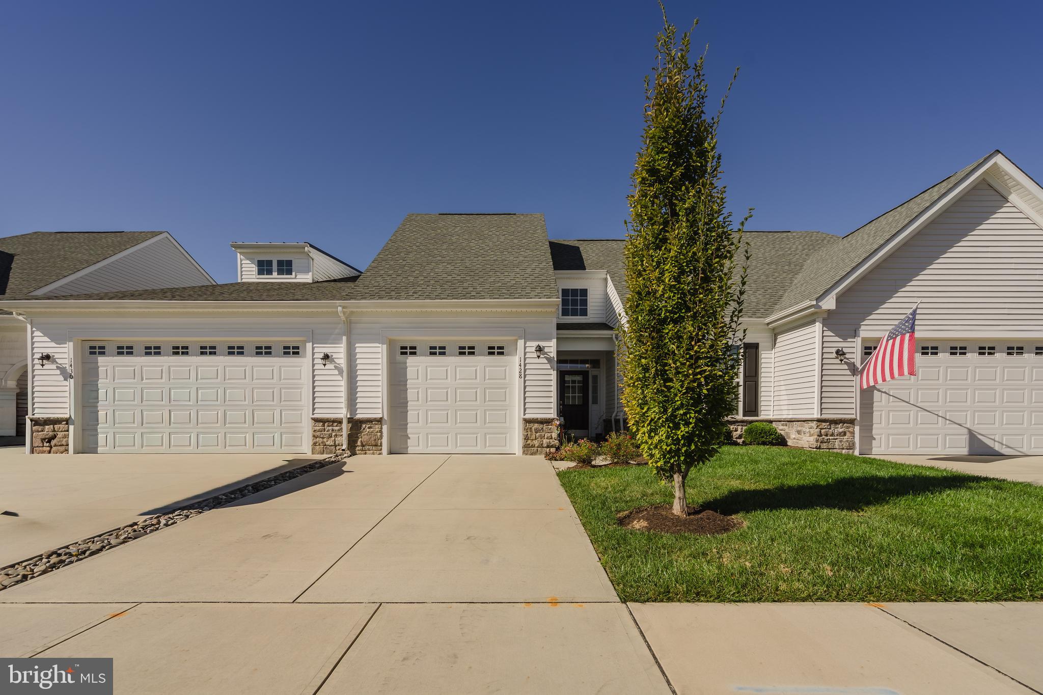 Welcome to your next chapter in the vibrant, caring haven of Whispering Woods — an active adult community where life is anything but boring. This pristine and beautiful, just 5 years young home greets you with an open concept layout, two full baths, two bedrooms and a truly spacious Master's bedroom, tray ceiling and walk‑in closet . Spectacularly clean, neutral finishes,  1 story home and walk in shower and spacious cooking area with plenty of storage! Step outside your door and into a world of daily fun: pickleball, bocce, swimming, social clubs, themed events all year round, and a dining hall with a bar and billiards area tailor‑made for neighbors to become friends. All of these, just minutes from shopping centers and restaurants, with easy access to Routes 1, 301, and 896. The remaining balance of the builder's warranty are transferable to the new owner making this home a smart choice in today’s market. Landscape and exterior care are handled by the HOA.