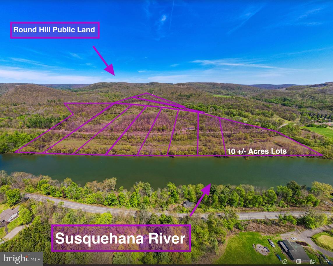 🔥 INCREDIBLE OPPORTUNITY — WATERFRONT ACREAGE AVAILABLE! 🔥  
Build Your Dream — 10‑Acre Waterfront Lots on the Susquehanna River!

Welcome to one of Susquehanna County’s most unique and desirable land offerings—a stunning 115‑acre farm with rolling hills, wooded trails, rich history, and well over 2,000 ft. of Susquehanna River frontage. The seller will subdivide to create your perfect 10‑acre waterfront lot, and more acreage is available/negotiable. Every lot retains direct river rights—a rare chance to secure your own slice of riverfront paradise.

This property features a beautifully maintained 1900 farmhouse (2,854 sq. ft., 5BR/1BA), a large barn, and a former chicken house that once supported 100 dairy cows and 20,000 chickens. Trails wind through the woods and pastures where cattle once roamed, offering endless recreation and exploration.

Enjoy fishing, boating, hunting, farming, or simply the peace and quiet of country life. Numerous upgrades over the past 20 years include a metal roof (2008), new furnace, updated well piping (2022), Pella windows, wood floors, and more. The property is enrolled in Clean & Green, and all OGMs convey—with an active lease rolling into 2025 and a 5‑year extension available.

With subdivision potential for 10+ lots, this is a rare chance to create a family compound, investment portfolio, or private retreat along one of Pennsylvania’s most scenic waterways.

Opportunities like this don’t come twice.  
Schedule your private tour today!