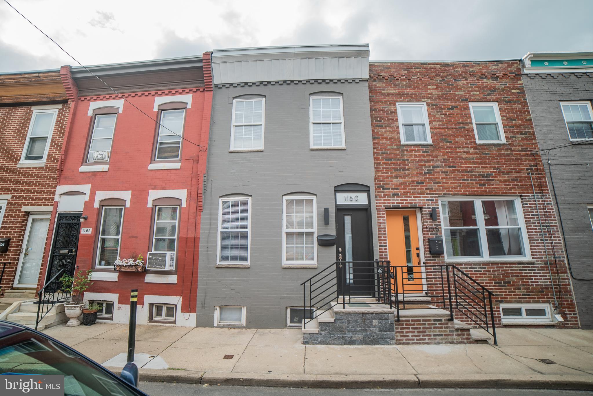Three bedroom house located on the Northern edge of Point Breeze. Enter the main level to an open living and dining area with a convenient half bath, recessed lighting, wrought iron railings, grey bamboo flooring, and abundant natural light throughout. Updated kitchen has a breakfast bar with space for stools, white shaker soft close cabinets, quartz countertops and stainless-steel appliances, including a microwave and dishwasher. Spacious private patio. Upstairs are three ample sized bedrooms with closet space, bamboo flooring, contemporary light fixtures, windows throughout, and an upgraded hallway bathroom with a tub/shower combination. Finally, there’s the finished basement with luxury vinyl flooring, washer and dryer and tons of storage space. This property is located a few blocks from Washington Avenue, minutes from Center City and very close to public transportation (buses & subway). There is a park/playground down the street and it's a 10-minute walk to Target, CVS Pharmacy,  PetSmart and Sprout's supermarket. Tenant is responsible for utilities.