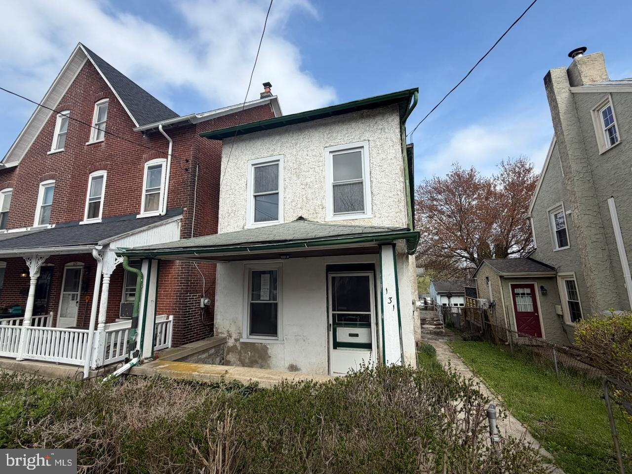 Opportunity knocking in the Borough of Downingtown, offering strong upside for a buyer willing to renovate. This circa 1900 detached home features approx. 1,829 sq ft with 3 bedrooms and 1 bath on a level lot with a detached garage.  The interior is dated throughout and will require cosmetic updates and likely system improvements; the kitchen, bath, flooring, and finishes need replacement. Exterior shows deferred maintenance, including roof and porch attention. Functional layout with good room sizes and a finished attic provides potential to add value. Public water/sewer and convenient borough location close to local amenities. Ideal for owner-occupant renovation or investor. This is a Department of Housing and Urban Development (HUD) property (Case#  441-959004). This property is being sold as-is, with no guarantees or warranties provided. Utilities may be turned off, so please exercise caution when viewing the property. Daylight showings are recommended. All property details, including LBP disclosure, the Property Condition Report (PCR), the sale contract, and the sale process, are available on HUDHomestore.

Buyers are responsible for any costs associated with activating utilities for inspections, if permitted. If the plumbing system fails the pressure test, water cannot be activated for inspections. Additionally, Use & Occupancy (U&O) inspections are the buyer’s responsibility and expense.

For financing and closing, FHA and conventional loans must close within 45 days, FHA 203(k) financing within 60 days, and cash offers within 30 days. The buyer is responsible for all closing costs, including transfer tax. The property is considered to be FHA Insurable with Escrow (IE, subject to appraisal).  The final escrow amount is subject to lender determination. This is an Equal Housing Opportunity property.