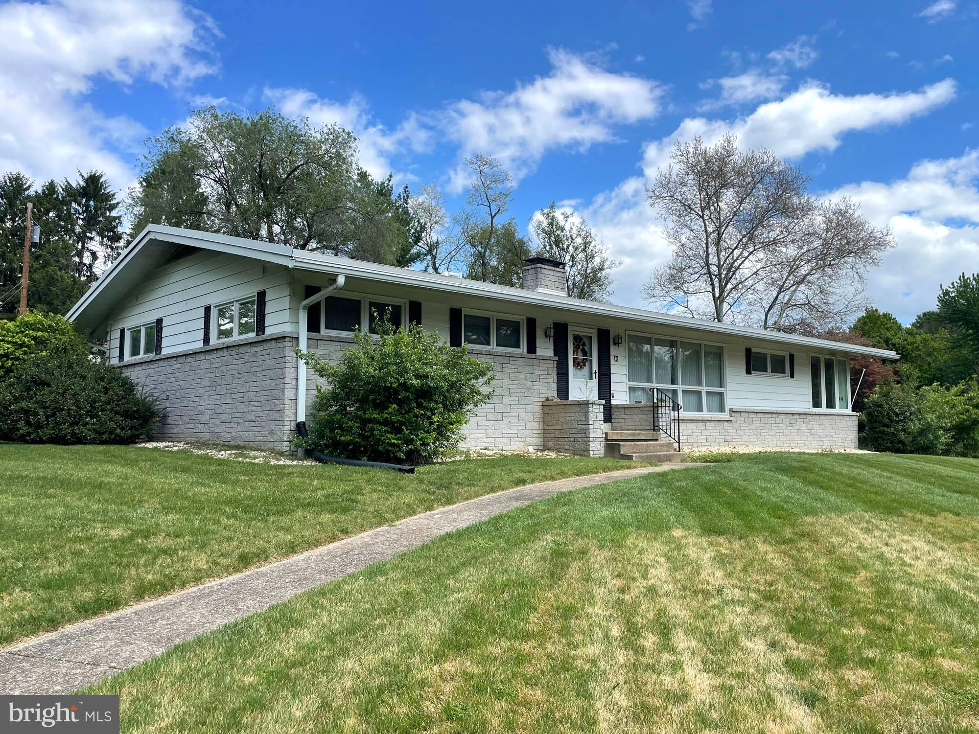 REAL ESTATE AUCTION ON SITE FRIDAY, JUNE 12, 2026 AT 12:00 NOON!! List price is opening bid only. A $25,000 deposit, payable by cashier’s check, will be required of the purchaser at time and place of sale. Estate Sale of a ranch home on a corner lot in the Brightwood Acres neighborhood in Hagerstown, Maryland. The well sized home contains 2,040 square feet each in the main living floor and basement, and is arranged for 3-4 bedrooms, 2.5 baths and under-home garage. The home is conveniently located close to major employers, including Meritus Health (0.5 mile), major highways (I-70 and I-81), and with ample options for shopping and dining along both Dual Highway and Robinwood Drive. The auction provides an opportunity to purchase a home needing updating and cosmetic repair in an attractive Hagerstown neighborhood.