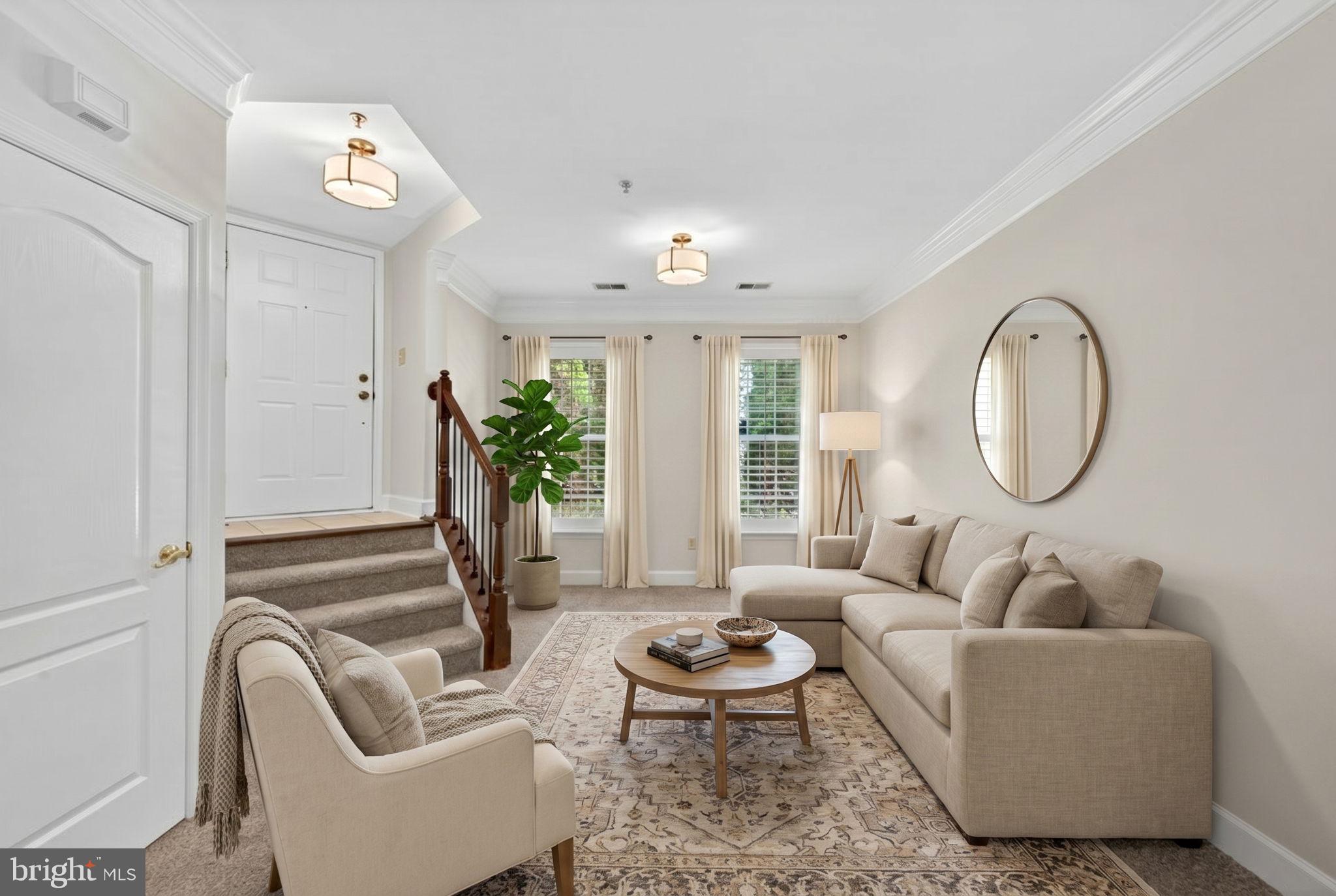 A fresh opportunity in the heart of Germantown! Back on the market due to buyer financing, and no fault of the seller, this beautifully maintained and move-in-ready home offers the space, updates, and convenience today's buyers are looking for. Fresh neutral paint, updated lighting, and an updated HVAC system create a welcoming and modern feel throughout. The kitchen is designed for both everyday living and entertaining, featuring granite countertops, stainless steel appliances, and a brand-new refrigerator. Upstairs, the spacious primary suite provides a comfortable retreat with two walk-in closets and a private bath featuring dual vanities, a jetted soaking tub, and a separate shower. Two additional bedrooms and a second full bath offer flexibility for guests, family members, or a home office. Additional highlights include an attached one-car garage and private driveway. Residents enjoy access to community amenities including a pool and tot lots, while the location places shopping, dining, parks, MARC train access, I-270, and other major commuter routes just minutes away. Offering low-maintenance living, desirable amenities, and an exceptional location, this home is ready for its next owner. If you missed it the first time, here's your chance.