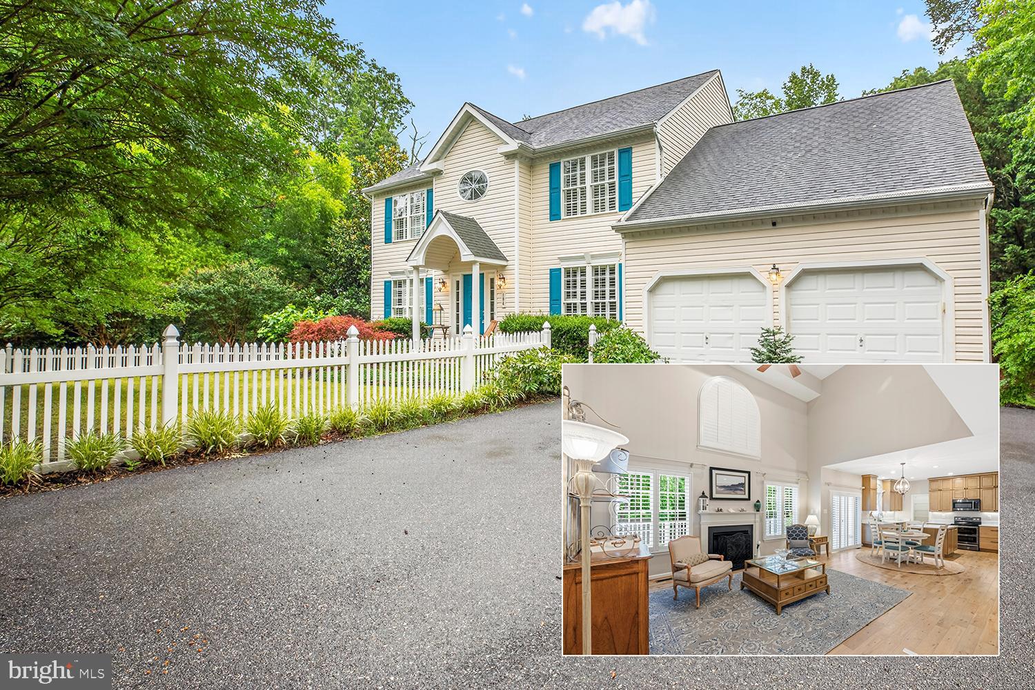 Beautifully renovated Colonial/Cape Cod nestled on a serene wooded lot with professionally designed landscaping. This exceptional home offers a sought-after first-floor principal bedroom suite and an impressive open floor plan perfect for everyday living and entertaining.

Step inside to a dramatic two-story foyer and a stunning two-story family room featuring a gas fireplace with mantel and a beautiful palladium window that fills the space with natural light. The spacious eat-in kitchen, fully renovated in 2023, boasts a large island, quartz countertops, upgraded appliances, double ovens, and an oversized walk-in pantry.

Just off the breakfast nook, sliding doors lead to a 34x16 maintenance-free deck overlooking the beautifully landscaped backyard — ideal for outdoor entertaining and relaxing. The generously sized laundry room, conveniently located between the kitchen and garage, includes a stainless steel utility sink.

The expansive main-level principal suite features crown molding, a luxurious spa-like bath, and an impressive 13x6 walk-in closet.

Upstairs, the oversized loft was originally designed to serve as an additional primary bedroom and offers endless flexibility. Two additional spacious bedrooms share a full bath.

The finished walk-out basement offers exceptional additional living space, including a fourth bedroom with glass French doors, a full bath, office, and a bright recreation room with windows and French doors leading to a 20x17 patio. There is also an abundance of storage space, including a dedicated 24x15 storage room.

Additional highlights include plantation shutters on all windows and sliders, newer hardwood flooring, new washer and dryer, and numerous major system updates completed between 2020–2024, including the sump pump, water heater, water conditioning system, well pump, and main-level heat pump.
