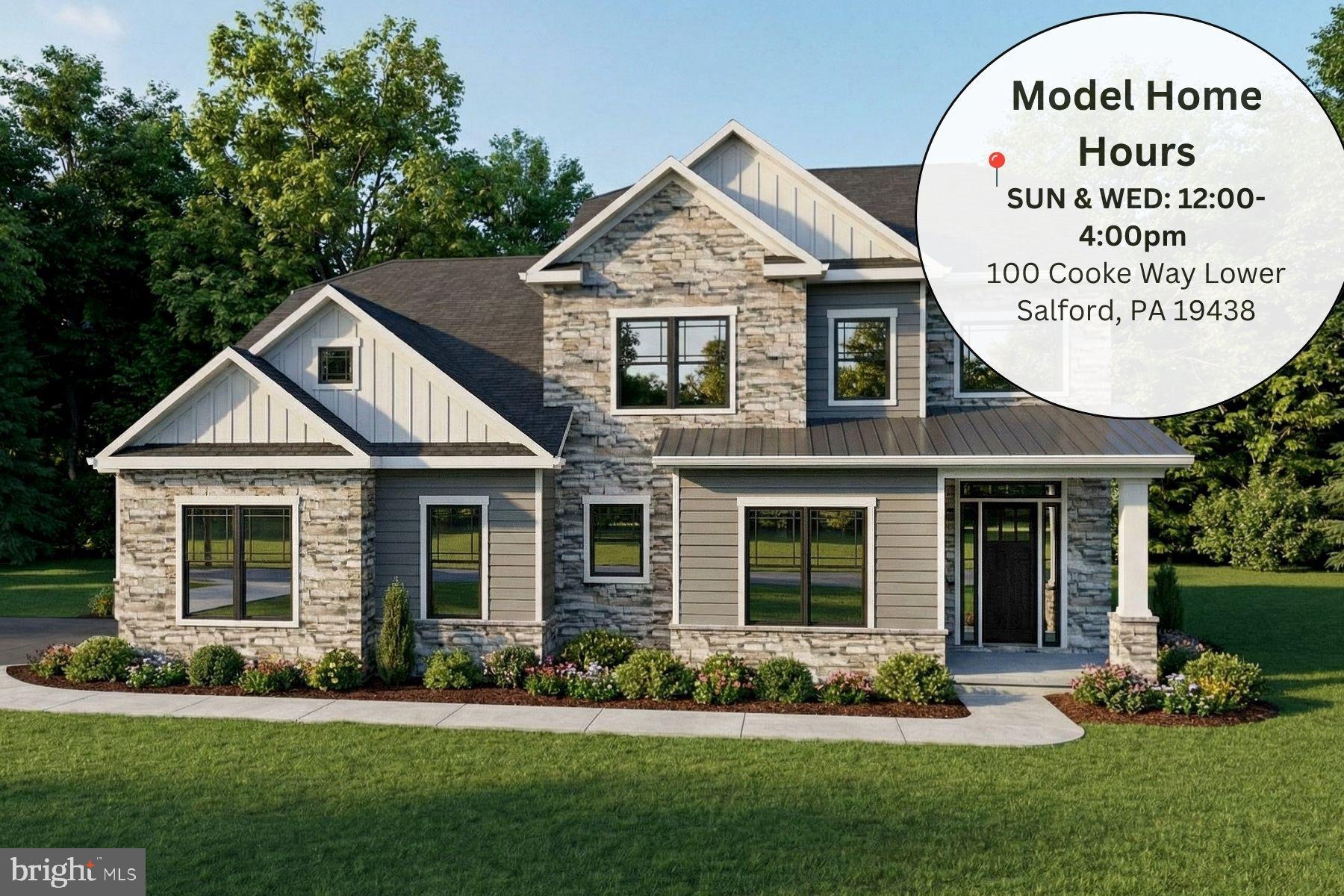 Open House is at Model Home 100 Cooke Way Lower Salford PA 19438
OPEN HOUSE MODEL HOME- GPS: 931 Harleysville Pike, Lower Salford, PA 19438

You’re invited to tour one of our floorplans we’ll be offering at Eddy Homes newest community BRONSON ESTATES.. one + acre homesites in Collegeville. Nestled in the heart of Collegeville, Bronson Estates offers an exclusive enclave of luxury homesites on 1-acre lots, thoughtfully designed for those who value space, privacy, and elegance.

Surrounded by lush natural beauty yet just minutes from shopping, dining, and top-ranked schools, this community perfectly blends tranquility with convenience. Whether enjoying a quiet evening on your expansive property, a stroll through nearby parks, or an outing to Providence Town Center, Bronson Estates places you at the center of it all. With timeless architecture, spacious floorplans, and the prestige of a limited collection of homes, Bronson Estates is where refined living and everyday ease come together

Welcome home to the Monteverdi! Enter the extraordinary two-story foyer and be welcomed by natural light beaming onto a grand staircase. The airy two-story great room will be perfect for hosting parties! Enjoy the open concept and ease of entertaining with a high-end gourmet kitchen and breakfast room. Escape to your first-floor owner’s suite for some R&R and enjoy your luxury bathroom with dual walk-in closets. The spacious first floor has all the amenities of main level living including laundry conveniently located off the mudroom. Upstairs guests will retreat to two guest bedrooms each with a walk-in closet and a full bathroom. Add more space and finish the basement with additional bedrooms or that wet bar you have been dreaming of!