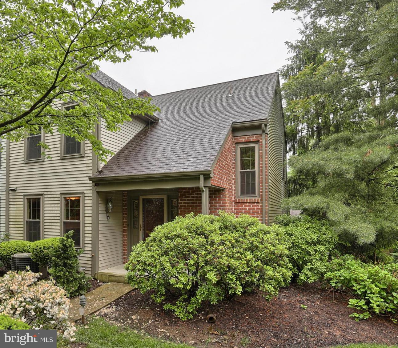 Lovely 2BR end unit townhome in Oakmont.  Two master suites on upper level.  Large, eat-in kitchen with pass-through to dining room/living room combo.  Private 4-season enclosed porch for relaxing and entertaining.  Finished lower level.  Close to Hershey Medical Center and major highway systems.