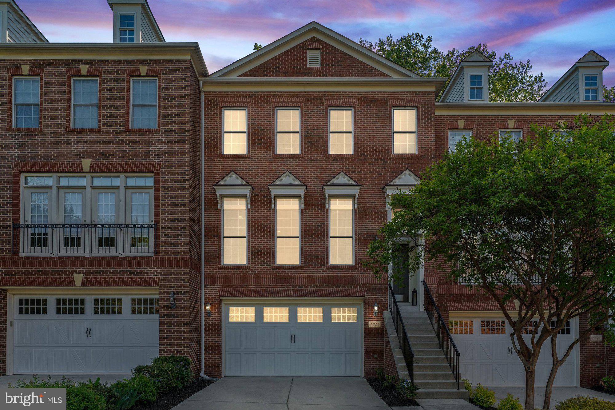 Beautiful townhouse located in the highly desirable Marywood Estates community. This home features 4 bedrooms, 3.5 bathrooms, and 3,440 square feet spread across 3 levels. It includes a 2-car garage and driveway on a .06 acre lot. The main level is filled with natural light and charm, featuring an open floor plan. Enjoy the formal living and dining rooms, complete with hardwood flooring, crown molding, and recessed lighting. The gourmet kitchen showcases quartz countertops, stainless steel appliances, double oven, built-in microwave, and plenty of cabinet space. Family room off the kitchen features a gas fireplace. The main level also includes a half bath. On the upper level, you'll find a luxurious owner's suite with a walk-in closet, sitting area, and an en suite bathroom featuring a walk-in shower with built-in shower bench, soaking tub, and double sinks. This level also has 2 additional bedrooms, bathroom, and a convenient laundry room. The finished lower level features a large walk-out recreation room, bedroom, a full bath, and easy access to the garage. Outside, you'll find a brick courtyard that's perfect for entertaining guests. All in all, this townhouse has everything you need and more, making it the perfect place to call home. Close proximity to the shops & restaurants. Nearby Mosaic, Thoreau & Oakton Pyramid. OFFER DEADLINE MONDAY 2PM.