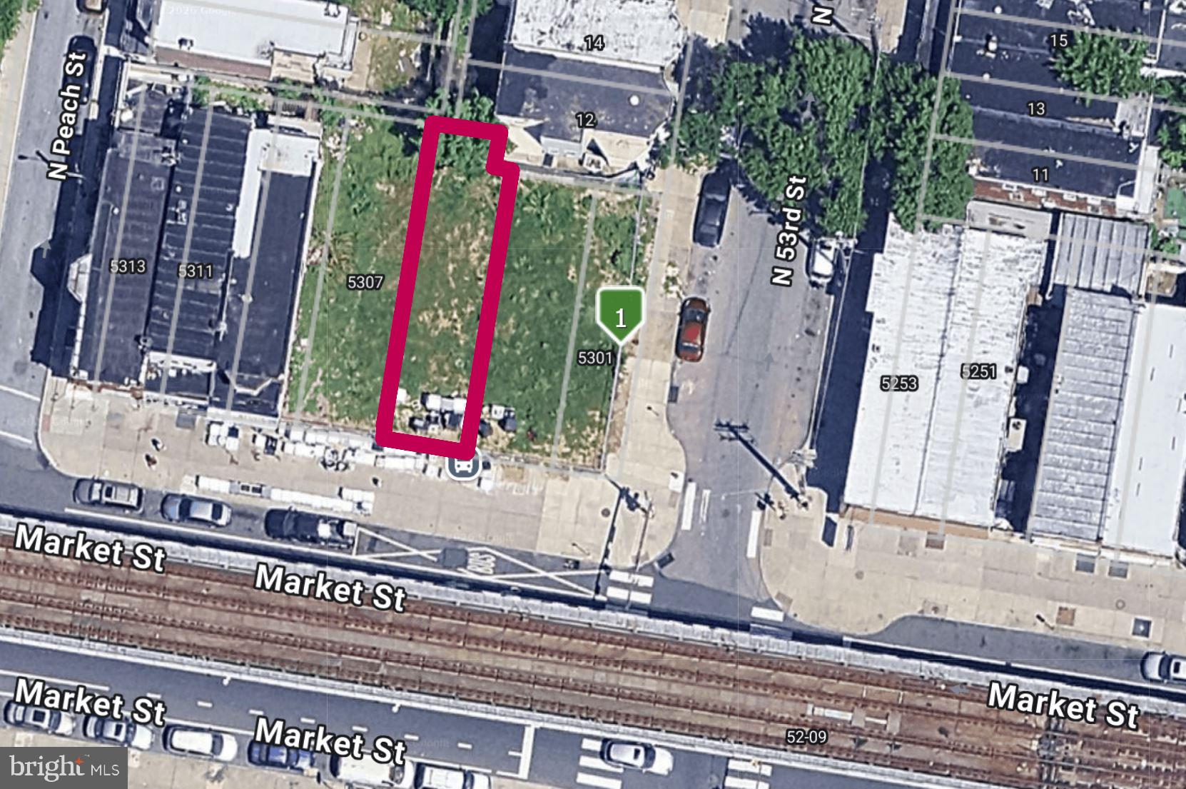 Prime mixed-use development opportunity along the Market Street corridor in West Philadelphia, just moments from University City expansion. This offering is zoned CMX-2, with 20’ of frontage directly on Market Street. Ideal for a commercial storefront at street level with residential rental units above, this site offers strong potential for both immediate income and long-term appreciation. Located just one short block from the Market-Frankford Line, the property provides convenient access to Center City and surrounding neighborhoods, an attractive feature for both tenants and business owners. Positioned within a federally designated Qualified Opportunity Zone (QOZ), this is a compelling option for investors seeking to maximize upside through strategic development and long-term hold potential. Property can also be purchased as part of a package deal with 2 adjacent parcels, offered at $450,000 (see MLS ID PAPH2597754). Buyer responsible for all due diligence regarding zoning, plans, and approvals.