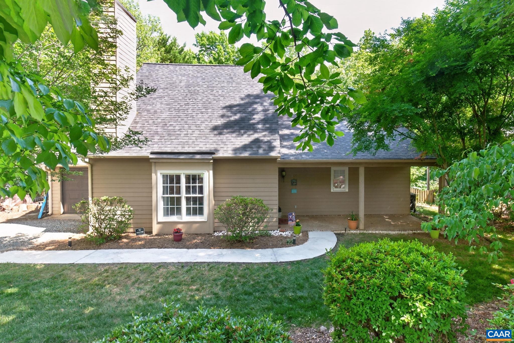 Welcome to Starcrest Road inThe Mill Creek Neighborhood - close to schools, shopping and downtown Charlottesville.  This well maintained home offers a Unique opportunity to live in an established neighborhood and enjoy a peaceful and private backyard setting.  Amenities include:  first floor primary bedroom, garage, (the opportunity to live mostly on one level), Hardiplank siding and trim, large finished bonus rooms / 4th bedroom, fireplace in the great room.  Kitchen has solid-surface counters and island top, tile backsplash, stainless steel appliances. This home provides casual elegance and yet allows for practical every day living.  New roof 2021, New HVAC 2023, New Hot water heater 2024.  Enjoy The Best of Mill Creek and The Charlottesville Lifestyle!,Solid Surface Counter,Tile Counter,Fireplace in Living Room