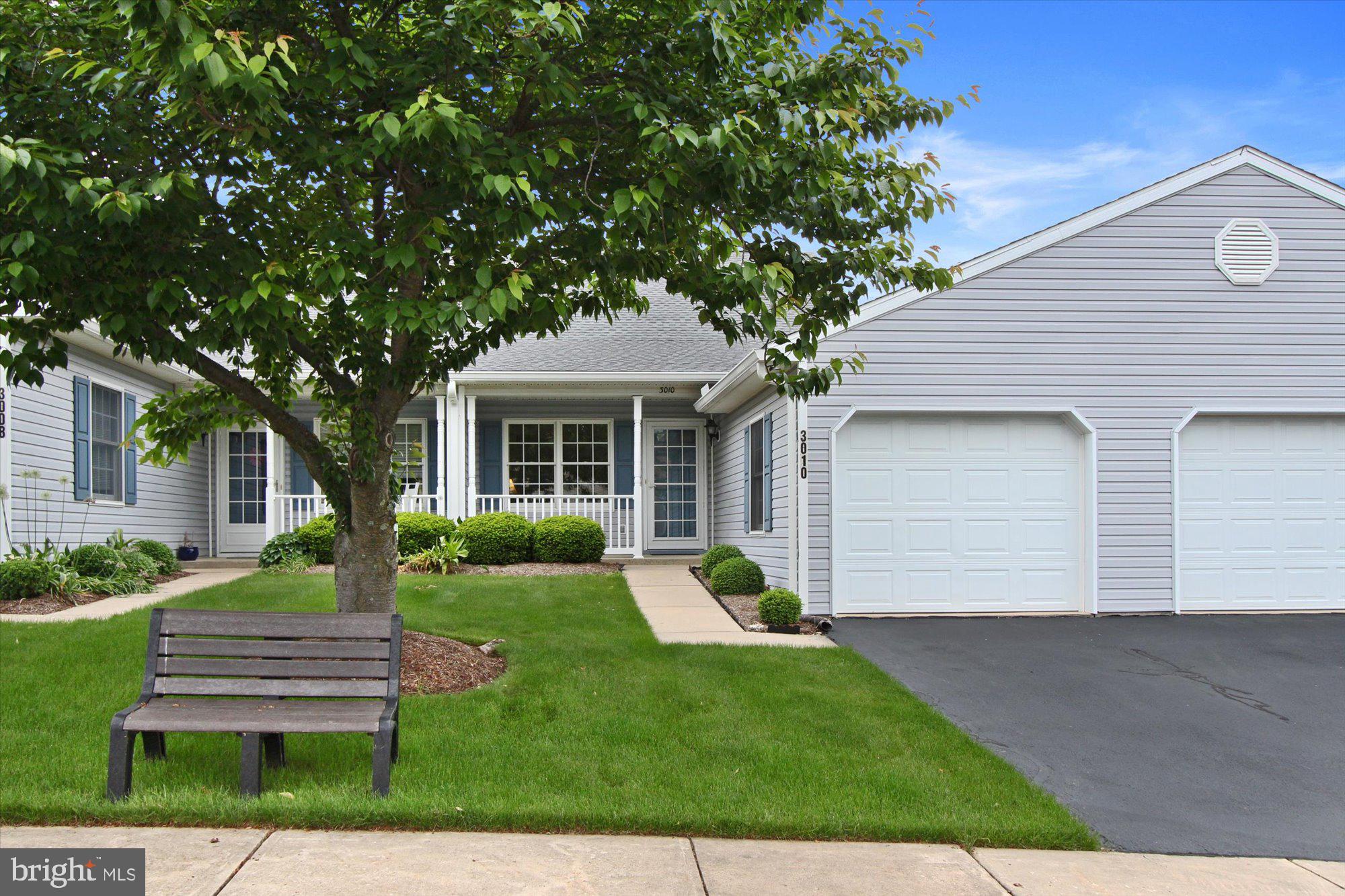 Opportunity is knocking! Homes in Longstown Village DO NOT come along very often, so DO NOT drag your feet on seeing this 2BR, 1BA interior unit. Clean and ready for immediate occupancy! Wonderful ranch-style community, with sidewalks and street lights! Home is steps to overflow parking, mailbox, and community bench. Everything you could want or need on one convenient floor. Wonderful east York location, minutes to major arteries, tons of conveniences, shopping, and more. In addition to the convenient location, Longstown Village offers walking trails, picnic area and community center, with large covered porch overlooking community pond. Home features living/dining combo open to kitchen, with breakfast bar. Laundry room directly off the kitchen. Pull-down attic storage, in the hallway. Large full bath, with tub/shower combo and grab bar.  Bedroom with double closets and ceiling fan.  Bedroom 2 has closets and patio access.  Don't need a second bedroom, use it for a reading room, craft room, office or any other space you might need.  Finished garage, with garage door openers.  Relax on the covered front porch or the back patio.   AGENTS - Please read Agent Remarks.