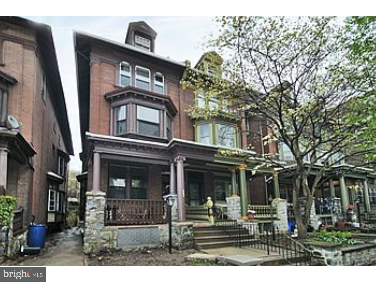 Magnificent twin Duplex in rapidly appreciating area of University City. The first floor has 3 bedrooms with 1.5 baths over three levels. The second unit has 3 bedrooms and 1 bath over two levels. property also has a full basement, separate utilities, ad a very nice yard. Property has circular staircases, a rear deck, and very large kitchens.