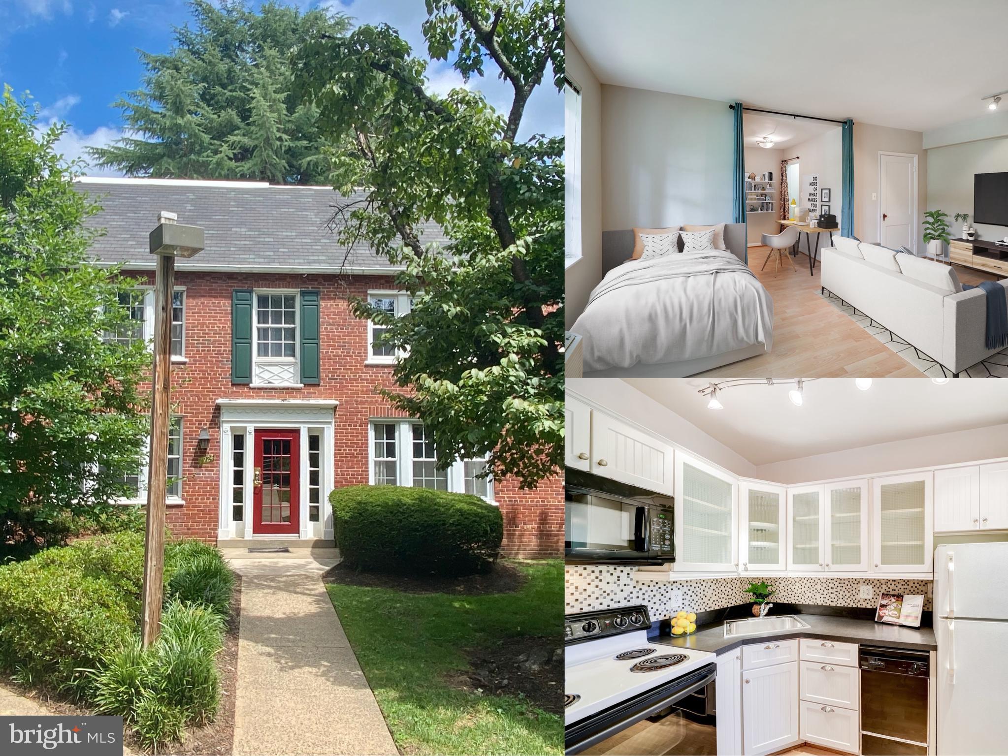 Meticulously maintained and updated studio on the first floor with lovely shaded garden views in Colonial Village I! An urban oasis with incredible access to Washington D.C., just a few short blocks to Courthouse metro station, and Arlington's variety of restaurants and shops! The pristine interior offers a spacious living space with two sizable walk-in closets, laminate flooring, freshly painted neutral color throughout, and an eat-in kitchen with ample cabinetry, a new microwave, and space for a table. Updated full bathroom with tile flooring. Pet-friendly and community amenities include a secured common laundry room, bike rack, and extra storage. Adjacent on-street permitted parking and nearby off-street parking lot for Colonial Village I residents on Key Blvd. Conveniently located near MOM's Organic Market and Giant Food, movie theater, Kennedy Center, Georgetown, parks, and the Potomac River!