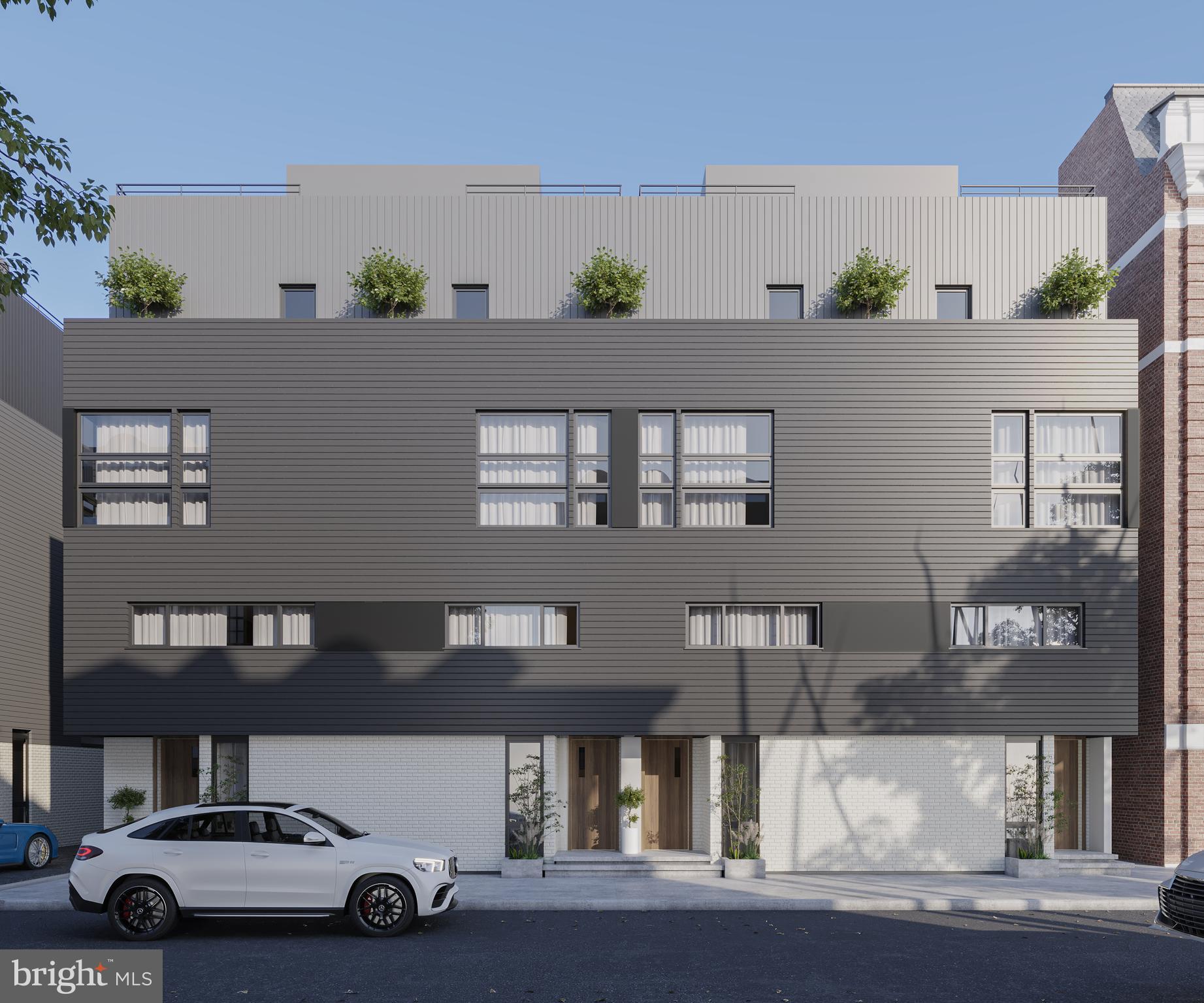 We welcome you to experience MODA —a stunning new construction enclave in the vibrant and highly sought-after Olde Kensington neighborhood, steps away from the famous Fishtown restaurant district. This new community checks all the boxes for today’s homeowner. This home comes with ONE CAR GARAGE parking, a private roof deck boasting panoramic skyline views, and designer finishes throughout PLUS these homes come with the ORIGINAL ten year tax abatement! Step inside to discover a chef-inspired gourmet kitchen, featuring European cabinetry, sleek Quartz countertops, and premium fixtures. The second floor living area offers the perfect setting for effortless entertaining, complemented by two spacious bedrooms, each featuring ample closet space and a beautifully appointed full bathroom. Ascend to the third-floor primary suite, where oversized windows flood the space with natural light, highlighting the spa-like ensuite bathroom and plentiful closet space. Built with exceptional craftsmanship, MODA offers unparalleled access to Frankford Ave, Fishtown, and Northern Liberties placing you at the heart of it all. Taxes are not $1 and are TBD. Taxes and square footage are the responsibility of the buyer to have verified independently. Renderings are for marketing purposes only and may not depict actual finishes. These homes are in pre-construction pricing so reserve your home today!