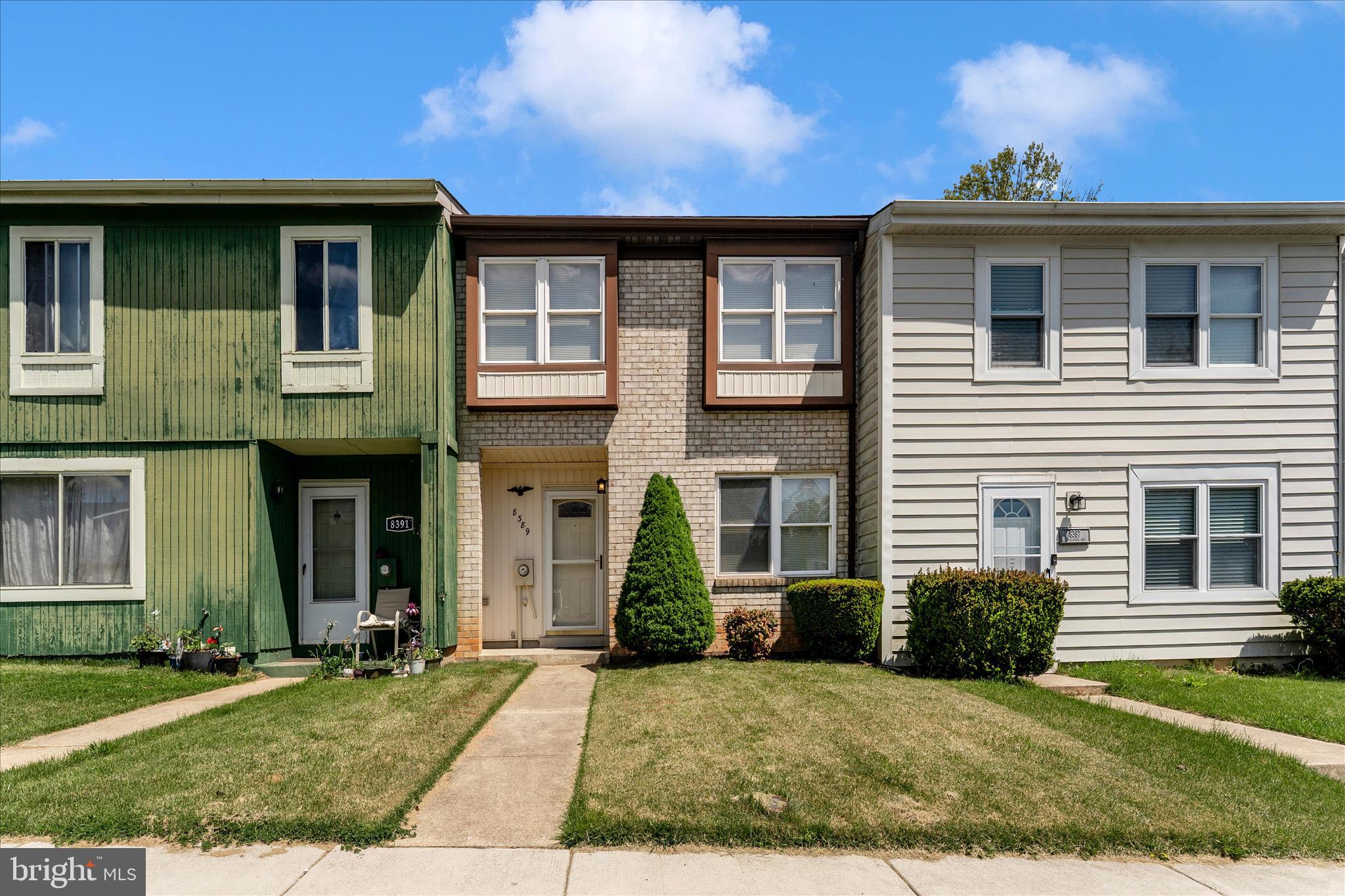 Welcome to 8389 Revelation Avenue.  This 3 bedroom, 2 and 1/2  bath townhome is is located just outside Frederick just minutes away from all your shopping needs and so many amenities including schools, parks, and major commuting routes.  It backs up to a playground inthe common area for enjoyment by the entire family,  It features an eat-in kitchen, living room with newer patio sliding door panels and newer Trane furnace and a/c.  The fence was installed in 2023 and a very nice storage shed in the backyard.  There is also a community pool for your enjoyment and relaxation.
