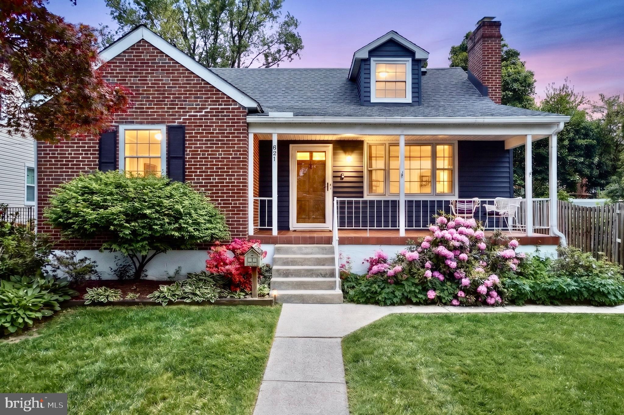 Welcome home to 621 Woodsdale Road, a beautifully updated four-bedroom, two-and-a-half-bathroom Cape Cod that perfectly blends classic charm with stunning modern upgrades. Located just a short distance from the vibrant heart of Catonsville, this move-in-ready gem boasts stellar curb appeal with its freshly painted exterior and a beautiful, welcoming front porch that is the ideal spot for your morning coffee. Step inside to discover gleaming hardwood floors that flow seamlessly throughout the main level. The inviting living room features a cozy fireplace, creating a warm and wonderful focal point for relaxing or entertaining. Just beyond, the true showstopper is the newly renovated kitchen, stunningly updated in 2025. Designed with the modern chef in mind, this culinary space is outfitted with sparkling quartz countertops, kitchen island, brand-new stainless steel appliances, and gorgeous 42-inch white cabinets that offer abundant storage. Additionally on the main level is a sun drenched dining room, two spacious bedrooms and a full bath. The upper level of this classic Cape Cod features two charming bedrooms and a full bathroom, all bathed in abundant natural light. Head downstairs to the fully finished basement, where your entertaining space easily expands. This versatile lower level includes a convenient half bath, storage room, laundry room and features a charming wood-burning stove, ensuring your gatherings stay cozy during chilly winter months. Outside you’ll find a large, totally fenced-in backyard with a beautiful paver patio and built-in firepit which are perfect for hosting summer barbecues or roasting s'mores on crisp autumn evenings. Combining an unbeatable location near town with thoughtful, high-end upgrades throughout, this meticulously updated Catonsville classic is an absolute rare find!