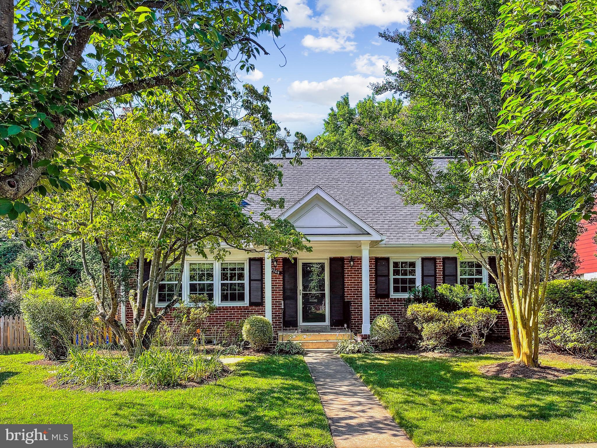 Not your typical rental property. Storybook brick 4BR/2.5BA cape cod with front portico and off-street parking. Great curb appeal with new landscaping, new architectural shingle roof, and new vinyl siding.  Professional landscaping, fenced-in rear yard, expansive wrap-around deck with stairs to flagstone patio, and vinyl shed.  Over 3,000 sq. ft. on three levels including refinished hardwood floors, ceramic tile baths, new custom paint,  upgraded lighting throughout, and pleated shades.  Foyer entry with hall closet that leads into the living room with triple window; informal dining room/breakfast area that flows into the kitchen; renovated granite, maple, and stainless kitchen with breakfast bar, pantry cabinet & pendant lights; main level primary bedroom with walk-in closet; second main level bedroom; granite & maple main level bath; enormous upper-level second primary bedroom (16 x 22) and spacious fourth bedroom (14 x 22);  remodeled upper-level bath with dual maple and granite vanities, designer ceramic tile floors, and tub surround; walk-out lower level (26 x 16) recreation room with recessed lighting, knotty pine paneling, wet bar, powder room, and large windows; lower-level craft room or exercise room with extra outlets, second refrigerator, Berber carpeting, and washer & dryer.  LONG-TERM LEASE PREFERRED | PETS ON CASE-BY-CASE BASIS | OWNER IS LICENSED AGENT