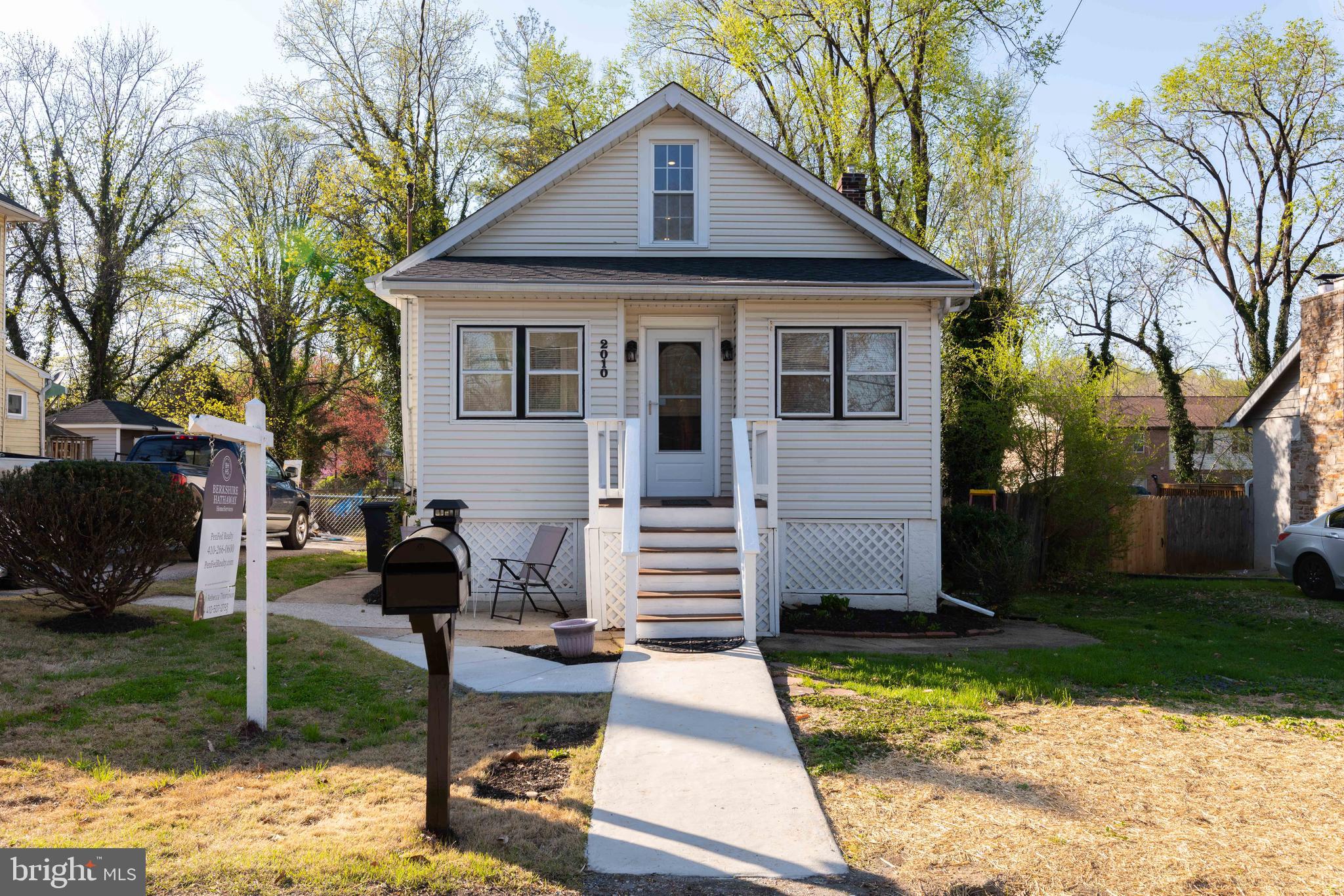 Welcome to 2010 Mosby Ave, a cozy 3-bedroom, 1-bath home that perfectly blends classic charm with fresh updates. Step inside to find brand new LVP flooring throughout the main living areas, new carpet, fresh paint, updated lighting, and a beautifully updated kitchen featuring quartz countertops, new backsplash, recessed lighting and a brand-new dishwasher. You’ll love the original stained-glass window, a nod to the home's timeless character. The home was updated to central air and heat—no more radiator heating here! Even the enclosed patio has been upgraded to a fully conditioned 4-season room, perfect for year-round living. Endless possibilities with the 800 sq ft unfinished basement with plumbing is already in place  with a toilet installed. With a private basement entrance, it’s an ideal setup for an in-law suite, income property, or extra living space.  Roof 2021 and appliances are less then 2 years old. Location is key! You're just minutes from major highways route 70 and 695, making commuting a breeze.  Woodlawn/Gwynn Oak area offers everything you need from retail, medical, golf courses and hiking near by as well. Don't miss your chance to own this move-in ready home with space to customize and grow—schedule your tour today!