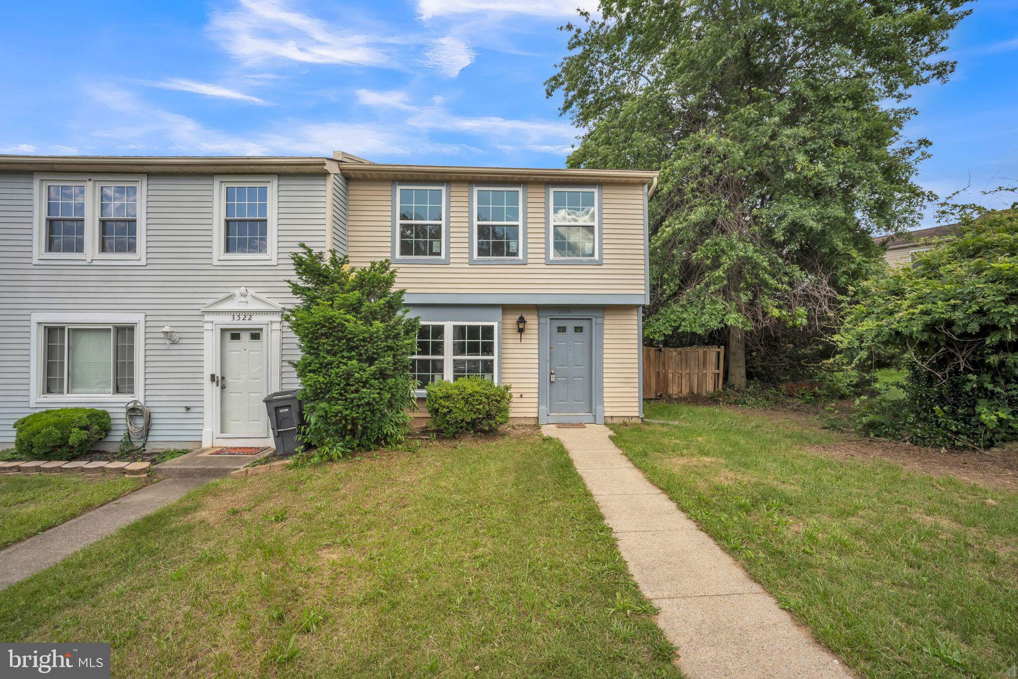Welcome to charming renovated home! End Unit, Quiet, Move-In-Ready! The Best Commute in the Woodbridge area! Spacious 3 Bedrooms and 2.5 Bathrooms. Brand New Windows Installed in the Whole House! The Whole house has been freshly painted! Brand New Luxury Vinyl Wood Plank floor throughout the luxurious living room and entire kitchen area! Band New Carpet in the Bedrooms, Hallway, Stairs! Newer Appliances in the kitchen. Updated bathrooms. Open Concept Main Level Floorplan. Eat in Kitchen. Rebuild patio back of the house! Renovated Shed back of the house for your extra storage needs. Enjoy this peaceful backyard with patio and privacy fence. Centrally Located and minutes to I95 Exits, Potomac Mills Mall, and a short commute to Fort Belvoir and Quantico Base. All this in a tranquil setting in the Rollingwood Village Community with tennis/pickle ball courts, playground, jog/walking paths, and lush common grounds. Minutes away to Commuter locations, Hospitals, Prince William County Parkway, I-95 and the VRE. Enjoy the abundance of shopping, dining, and entertainment options in every location including nearby Potomac Mills and Stonebridge at Potomac Town Center. Incredible Opportunity to rent this home!