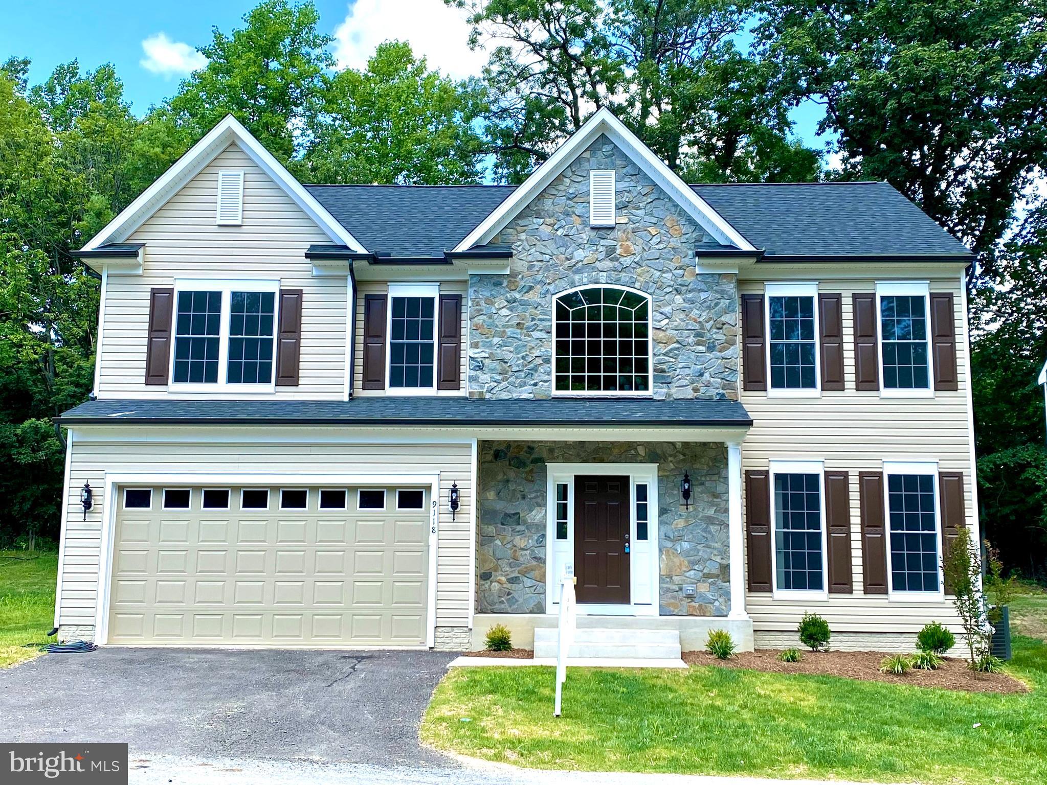 This Beautiful Brand New Home is located in a residential cul-de-sac community! The home comes with up to 5 years in Builders Warranties. Builder Incentive of $10,000 offered towards Buyer's Closing costs. Immediate Showings Available, just show up to the home and follow the directions.   Extremely Energy Efficient and built with care and quality by Trinity Homes! Located among  scenic residential neighborhoods just a few minutes from Maple Lawn and Fulton MD, right in the Heart of North Laurel and Howard County. Very easy commute to DC, Fort Meade, or Baltimore. Private wooded homesite.  Natural Gas - Public Water & Sewer - Every exterior wall of the home is sturdy 2x6 solid lumber framing with increased insulation - poured solid concrete foundation with excellent detail spent in water proofing and sump pump construction. Walk up basement access - Rough-in plumbing for an additional bathroom installed in the basement - The basement is set up to be easily finished - Over 3800 total square feet and a large two car garage and private driveway. 
Extremely Rare affordable new construction home, expect this to go fast! Immediate Showings are available, just show up to the home and follow the instructions. for GPS directions google 9215 Laurens Way Laurel, MD 20723.