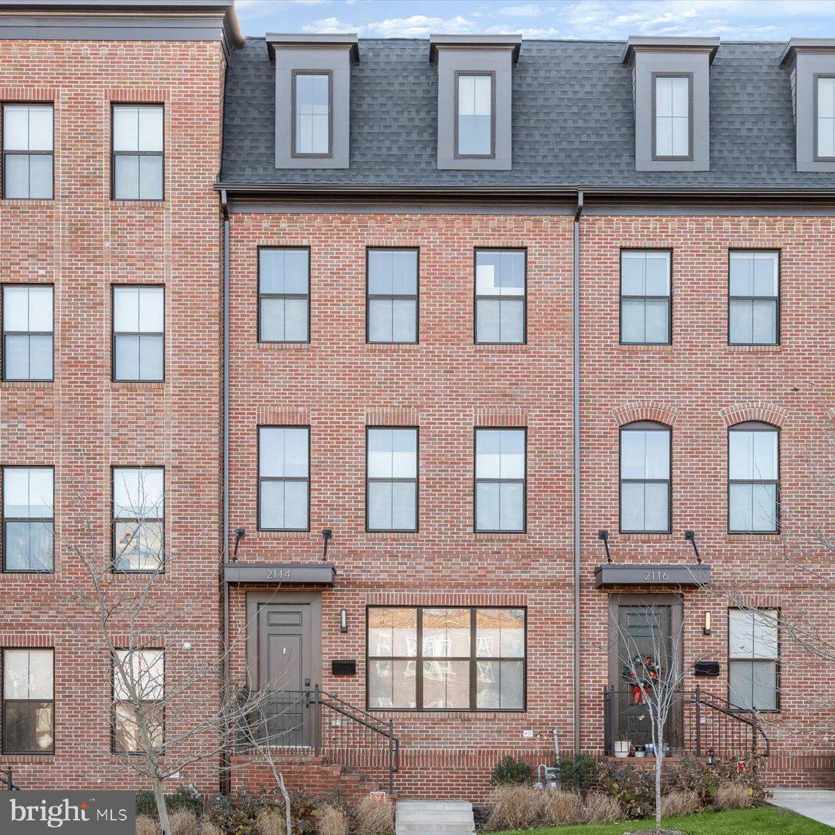 Modern Luxury Townhome in Arlington, VA - Experience contemporary elegance in this stunning brick townhome, built in 2022 by award-winning BeaconCrest Homes. This 4-level masterpiece features 4 bedrooms, 4.5 bathrooms, and over 2,550 square feet of impeccably designed living space, complete with an attached 2-car garage.
Unmatched Location:   Nestled just 1/2 mile from the Courthouse Metro Station, this property puts the best of Arlington within easy reach. Explore nearby dining, shopping, and entertainment, or take a short 10-minute drive to Georgetown’s vibrant scene.
Sophisticated Interior Design:  The open-concept floor plan welcomes abundant natural light, accentuated by high ceilings and elegant hardwood floors. The gourmet kitchen is a centerpiece, featuring Bosch luxury appliances, quartz countertops, and modern finishes. Upgraded with a Guardian custom home alarm system, a total-home mesh network with wireless nodes, and a Sonos surround sound system, this home is designed for seamless living. Custom top-down/bottom-up shades are pre-installed on every window for added convenience.
Thoughtful Design: Ground Level: A versatile den/bedroom with a full bath, perfect for guests or a home office.
Main Living Spaces:  Bright and airy with seamless flow, ideal for everyday living and entertaining.
Primary Suite: A tranquil retreat with two custom walk-in closets and a spa-inspired bathroom featuring a soaking tub, glass-enclosed shower, and double vanity.
Loft Level: A flexible hangout space for relaxing, working, or hosting friends, plus a fourth bedroom with an ensuite bathroom.
Outdoor Oasis: Step onto the private terrace and unwind by the two-sided indoor/outdoor gas fireplace. Enjoy breathtaking views and create memorable moments in this unique outdoor living space.
This home offers modern luxury, unbeatable location, and timeless design.