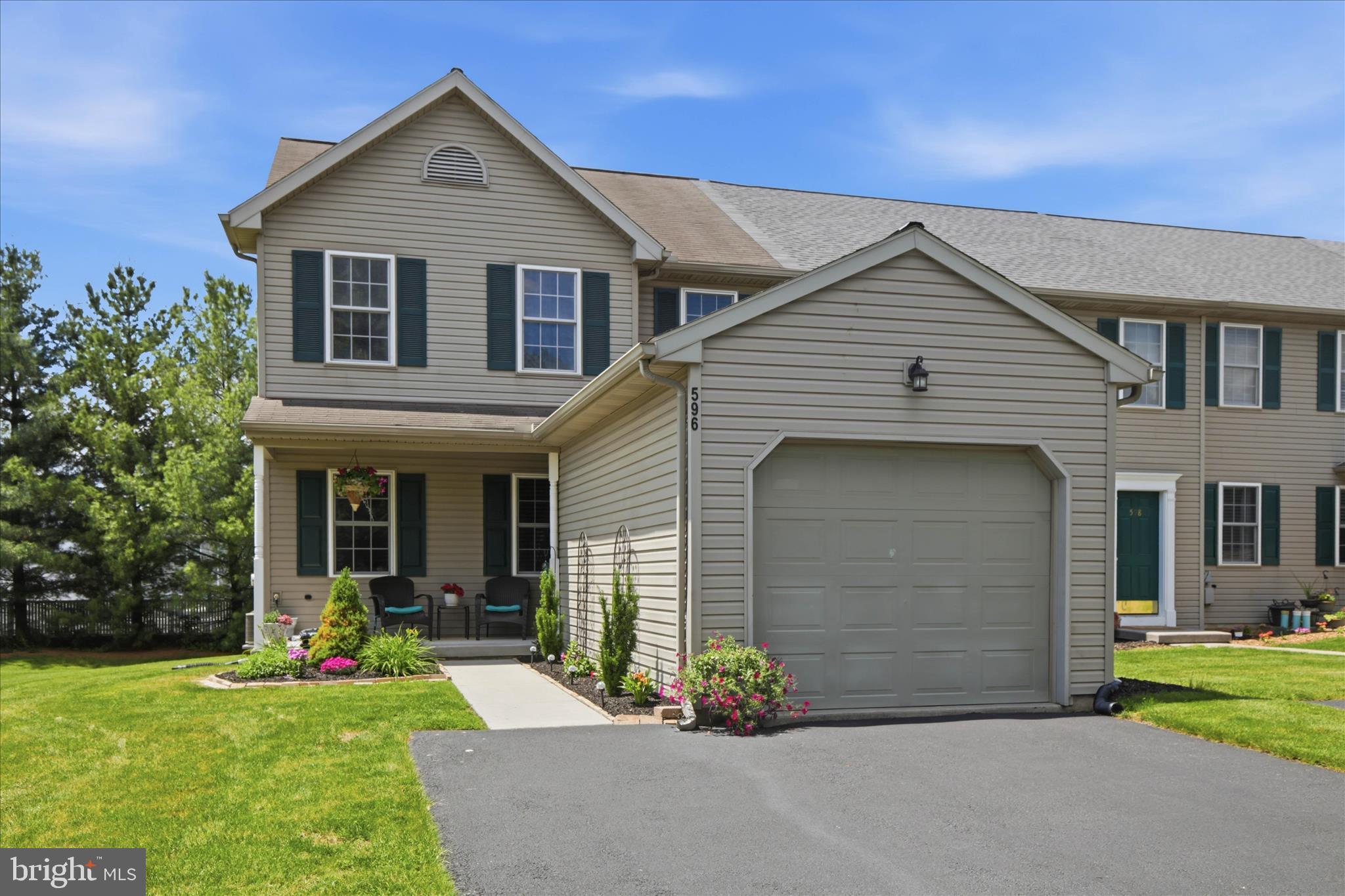 Welcome to this beautifully updated end-of-row townhouse in the desirable Mallard Ponds community within the Manheim Central School District. Offering 1,557 sq. ft. of move-in-ready living space, this home combines modern updates with low-maintenance living.

The standout kitchen features granite countertops, added counter space, and stainless steel appliances that are only two years old, including a gas range and dishwasher. Stunning new luxury vinyl plank flooring flows throughout much of the home, complementing the spacious layout and inviting family room. Three comfortable bedrooms, ample closet space, and main floor laundry provide everyday convenience.

Additional upgrades include the conversion from electric heat to efficient natural gas heat. Outside, enjoy a level lot with a charming deck, attached garage, and driveway parking. The HOA takes care of lawn maintenance and snow removal, making it easy to enjoy everything this well-maintained home and community have to offer.