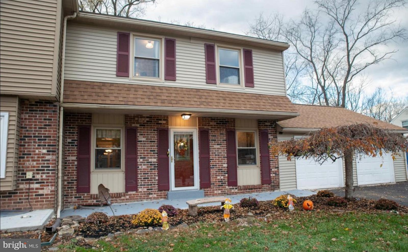 Welcome to 1592 Morgan Way, ideally situated in prestigious Towamencin Township and within the highly regarded North Penn School District. This charming 'Super' Twin boasts an oversized two-car garage, and a covered back deck with views of a tranquil stream. Nestled in a lovely, mature, and quiet neighborhood, this property offers convenience being just 0.8 miles from General Nash Elementary, close to the PA Turnpike, grocery stores, shopping centers, restaurants, and the nearby Fishers Park.

Step onto a spacious driveway providing ample parking and a side yard. Inside, the main floor features a welcoming floor plan with an eat-in kitchen, formal dining room, convenient main floor laundry, and direct garage access. The living room is highlighted by a wood-burning fireplace and a sliding door leading to the covered back deck.

Upstairs, discover abundant closet space and two full baths. One of the bathrooms was renovated in 2022, offering a modern touch to the home. The primary bedroom includes a changing room area and a walk-in closet.

Recent updates include a new HVAC system and sewer pipe installed in 2022, as well as a new retaining wall and backyard platform added in 2023, ensuring peace of mind for years to come. This well-maintained home is move-in ready. Schedule your appointment today to experience everything 1592 Morgan Way has to offer!
